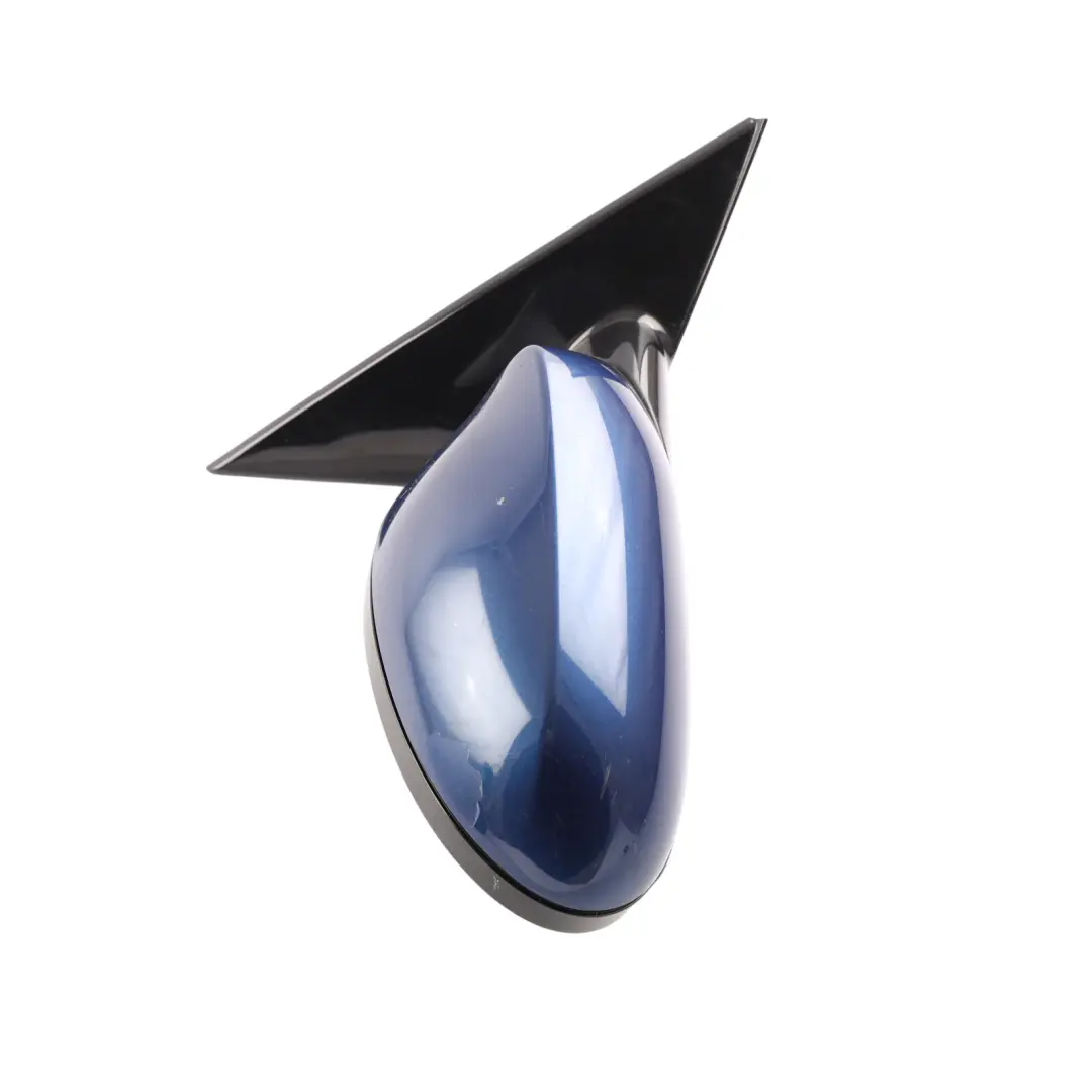 BMW E87 M Sport High Gloss Right Wing Mirror O/S Le Mans Blau Blue 381 - SKU rhd-7234224-LMB - Part number 7234224