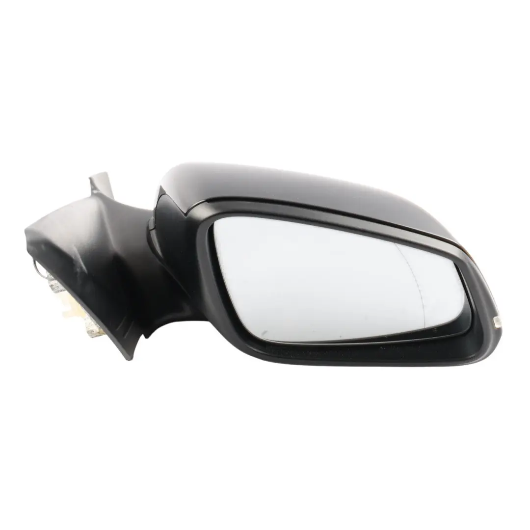 BMW F20 Wing Mirror Heated Right O/S Schwarz 2 Black 668 6 Pins - SKU rhd-7242704-SCH - Part number 7242704