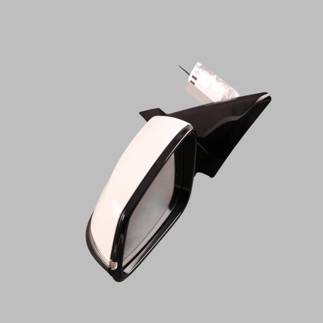 BMW 1 Series F20 Left Heated Wing Mirror N/S High Gloss Alpinweiss Alpine White - SKU rhd-7242779-AW - Part number 7242779
