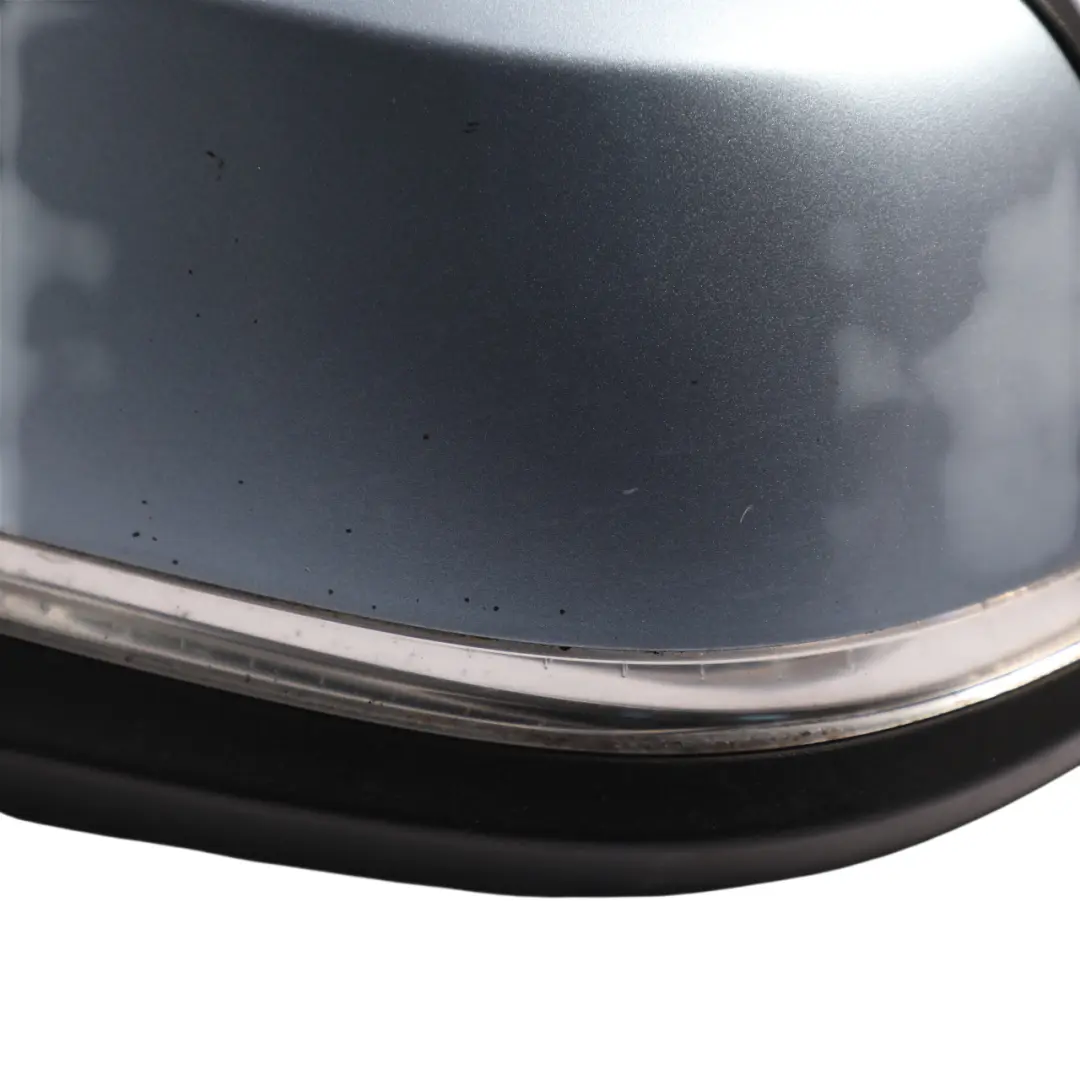 BMW F30 F31 Outer Wing Mirror Heated Left N/S 6 Pins Liquid Blue Metallic - B40 - SKU RHD-7245093-LBL - Part number 7245093