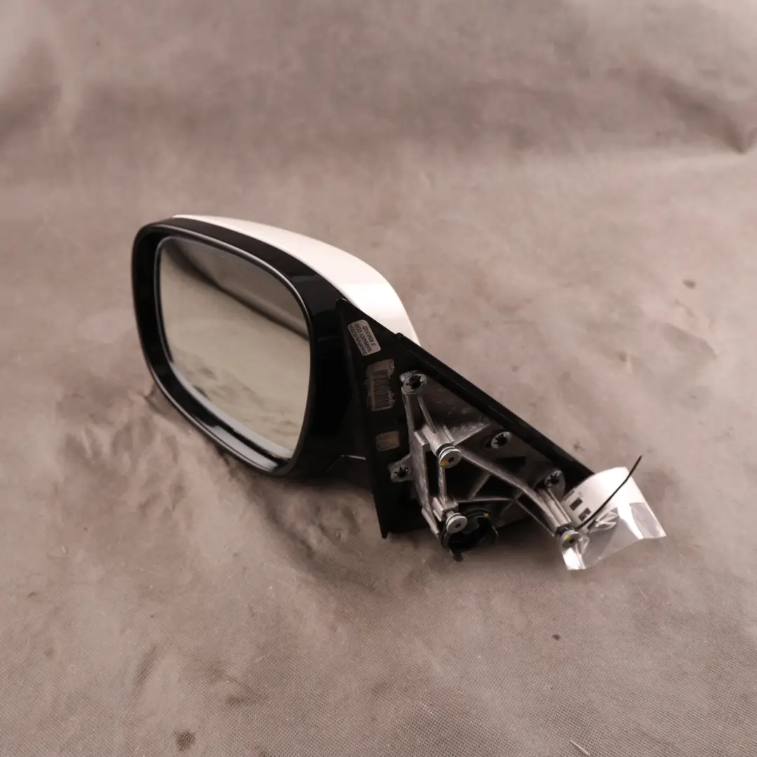BMW X3 F25 Wing Mirror M Sport Heated High Gloss Door Left N/S Alpine White 300 - SKU RHD-7264103-AW - Part number 7264103