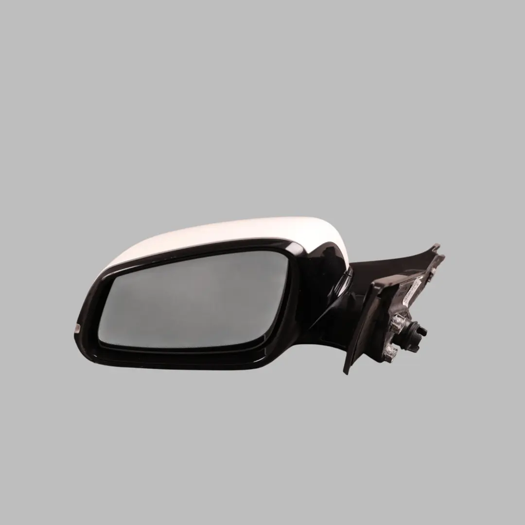 BMW 1 2 Series F21 F22 Left Wing Rear View Mirror N/S White Alpinweiss 3 - 300 - SKU RHD-7268599-AW - Part number 7268599