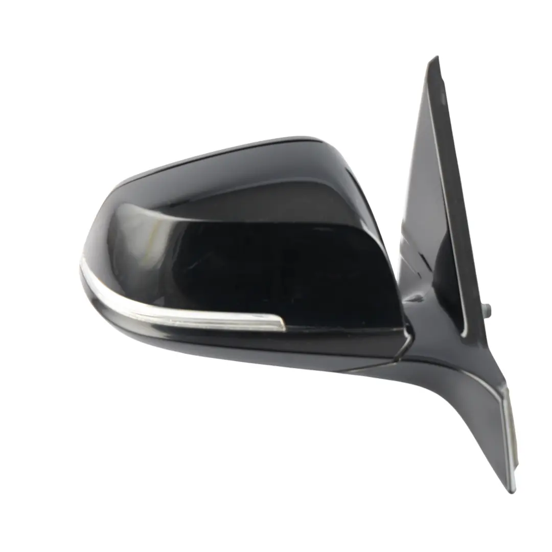 BMW F21 F22 F23 Wing Mirror Door Right O/S High Gloss 6 Pins Black - SKU 7268600-BLK - Part number 7268600