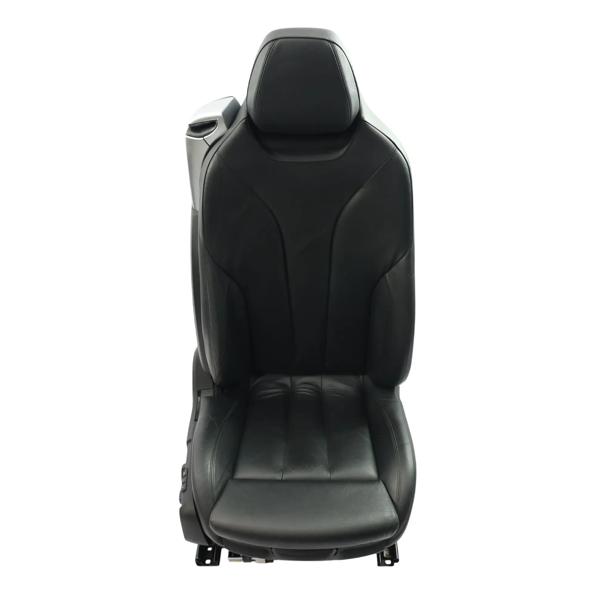 BMW F12 F13 Front Seat M-Sport Heated Right O/S Leather Dakota Black Memory