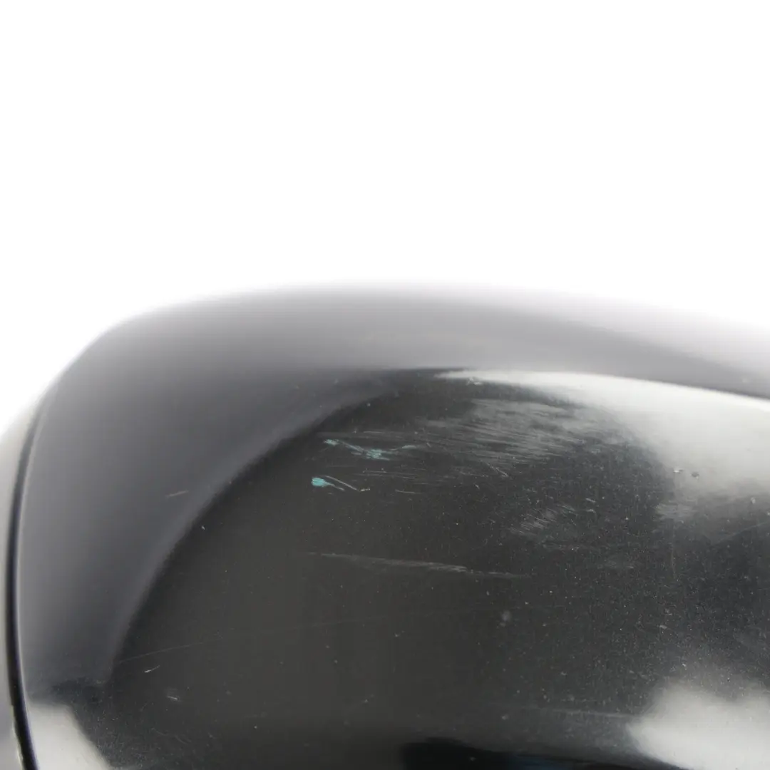 BMW E90 E91 LCI Wing Mirror M Sport Power Fold Right O/S Black Sapphire - 475 - SKU RHD-7282586-BS1 - Part number 7282586