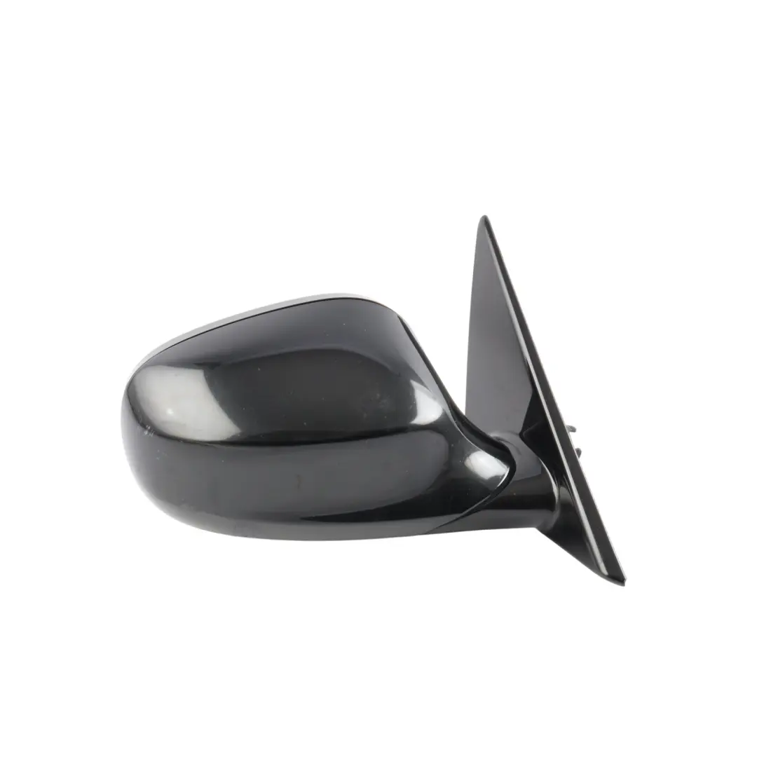 BMW E90 E91 LCI Wing Mirror M Sport Power Fold Right O/S Black Sapphire - 475 - SKU RHD-7282586-BS1 - Part number 7282586