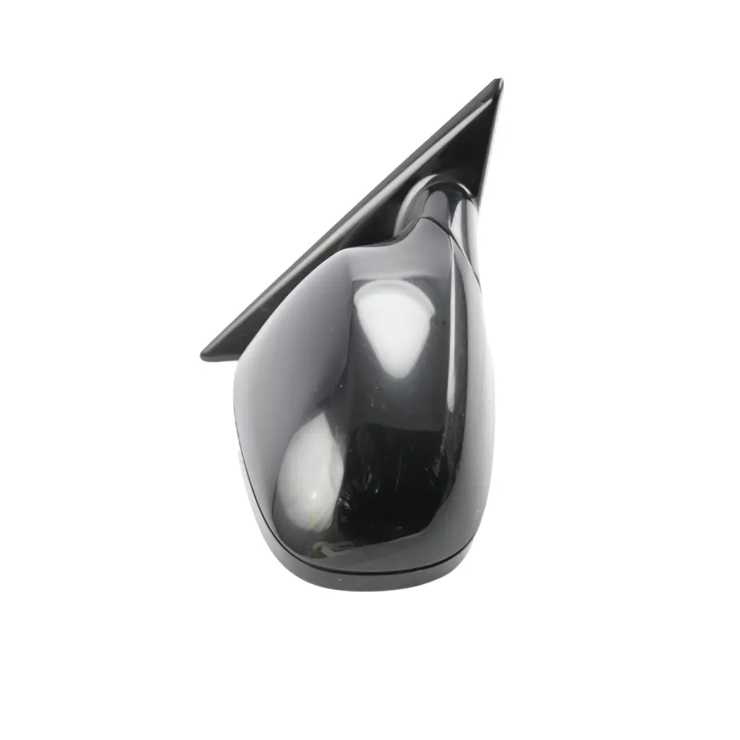 BMW E90 E91 LCI Wing Mirror M Sport Power Fold Right O/S Black Sapphire - 475 - SKU RHD-7282586-BS1 - Part number 7282586
