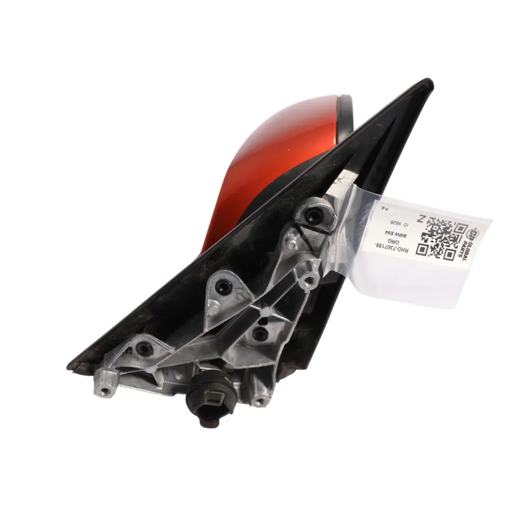 BMW X1 E84 Heated Right Wing Mirror O/S Valencia Orange Metallic - B44 - SKU RHD-7307158-ORG - Part number 7307158