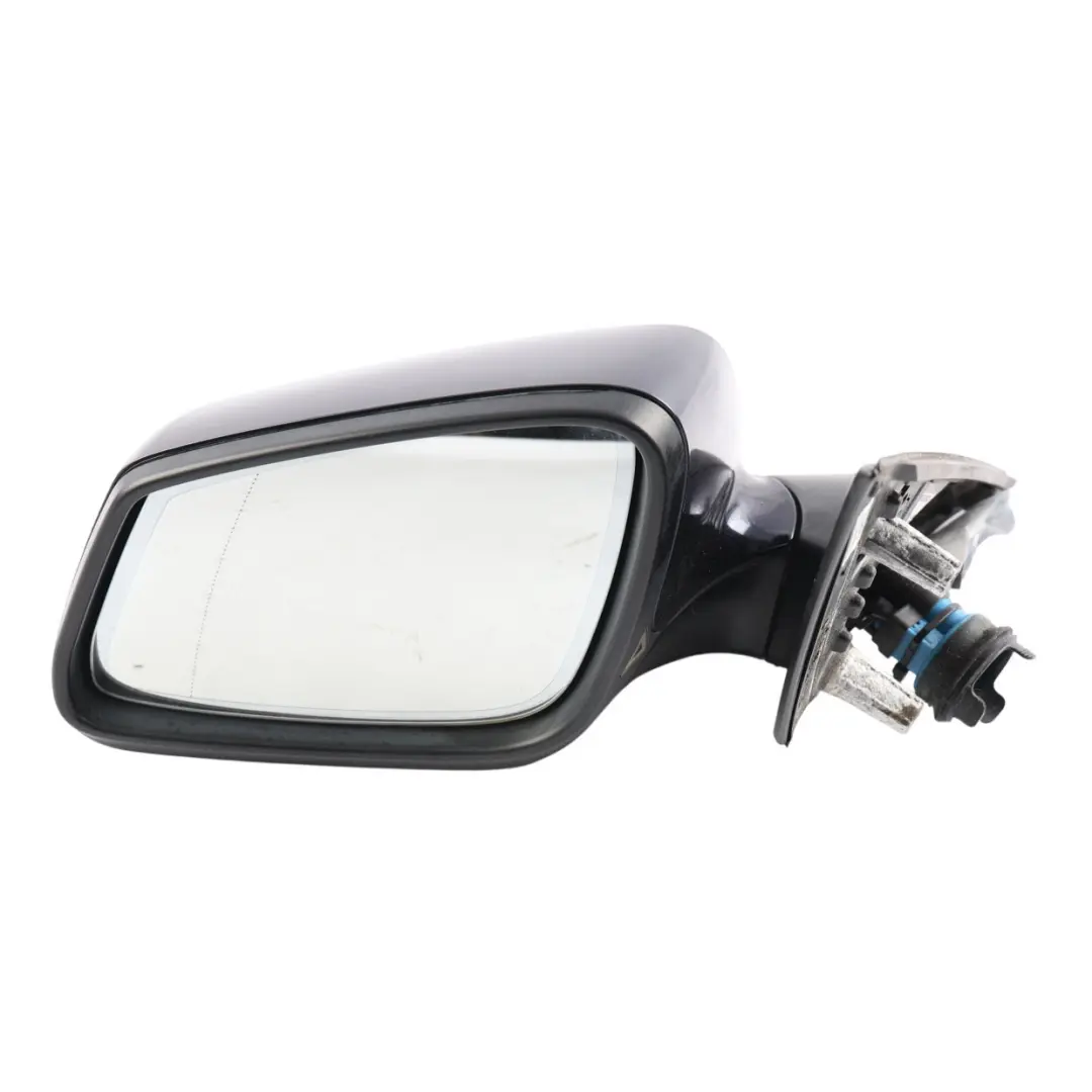 BMW F11 Side Wing Mirror Exterior Heated Left N/S Imperial Blue A89 - SKU RHD-7321845-IBB1 - Part number 7321845