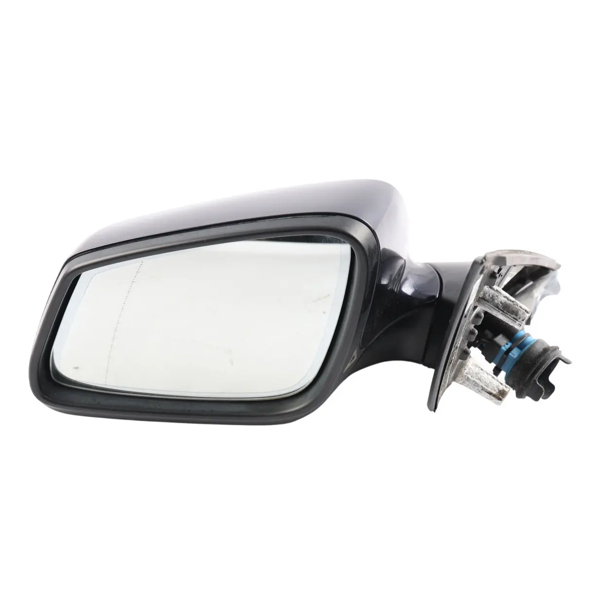 BMW F11 Side Wing Mirror Exterior Heated Left N/S 7321845 Imperial Blue A89