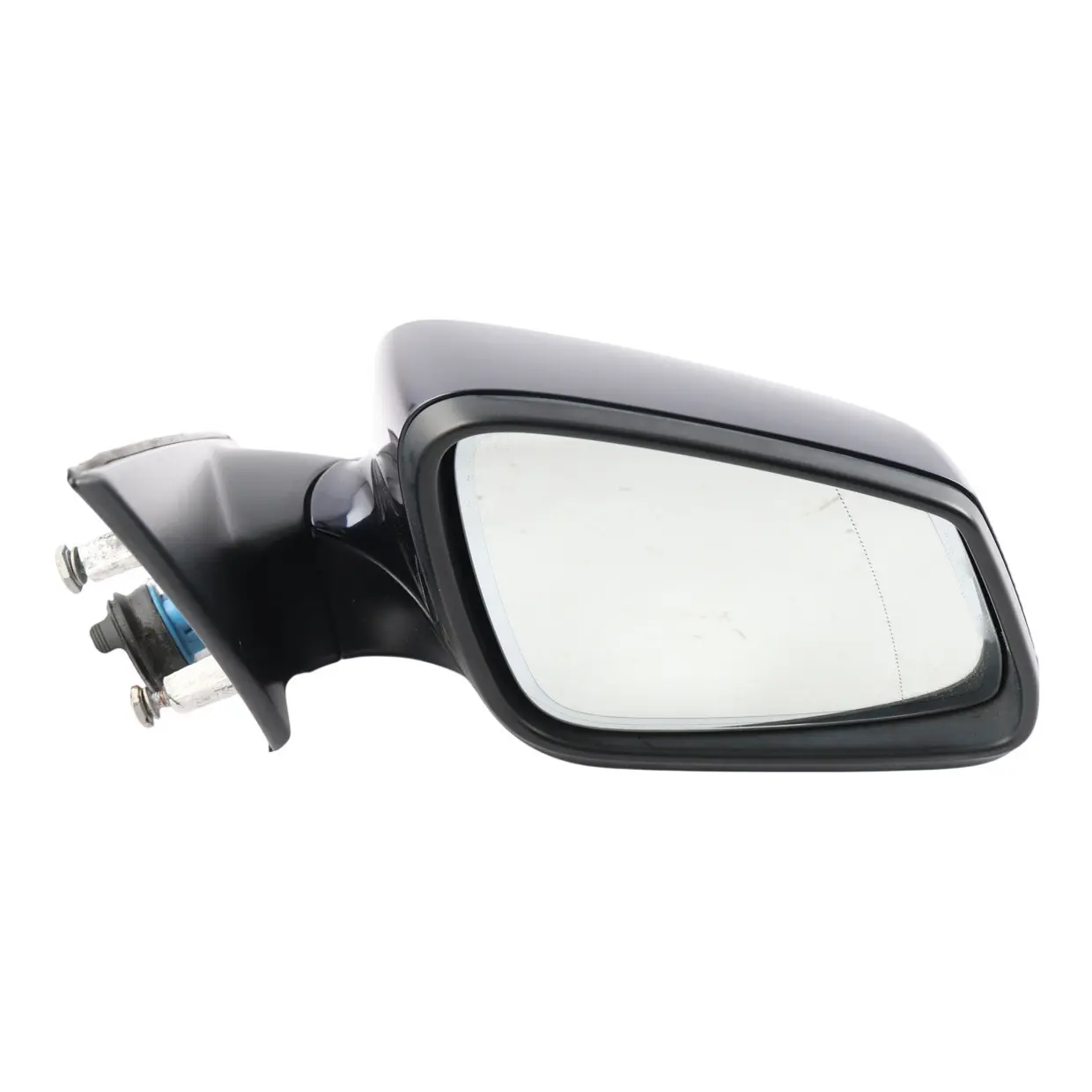 BMW F11 Side Wing Mirror Exterior Heated Right O/S 7321846 Imperial Blue A89