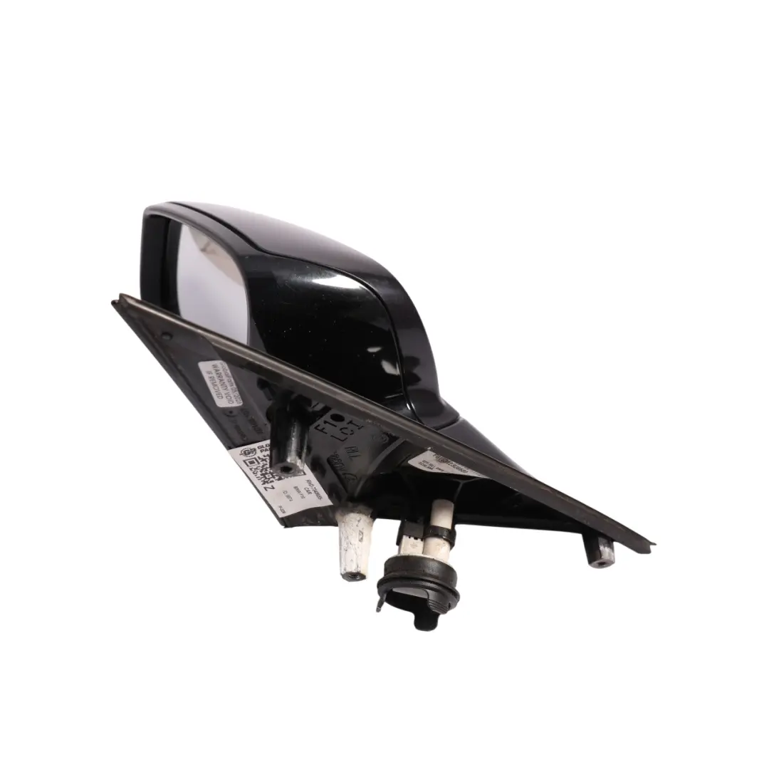 BMW F30 F31 Wing Mirror 5 Pins Heated Left N/S Carbonschwarz Metallic - 416 - SKU RHD-7345655-CAR - Part number 7345655