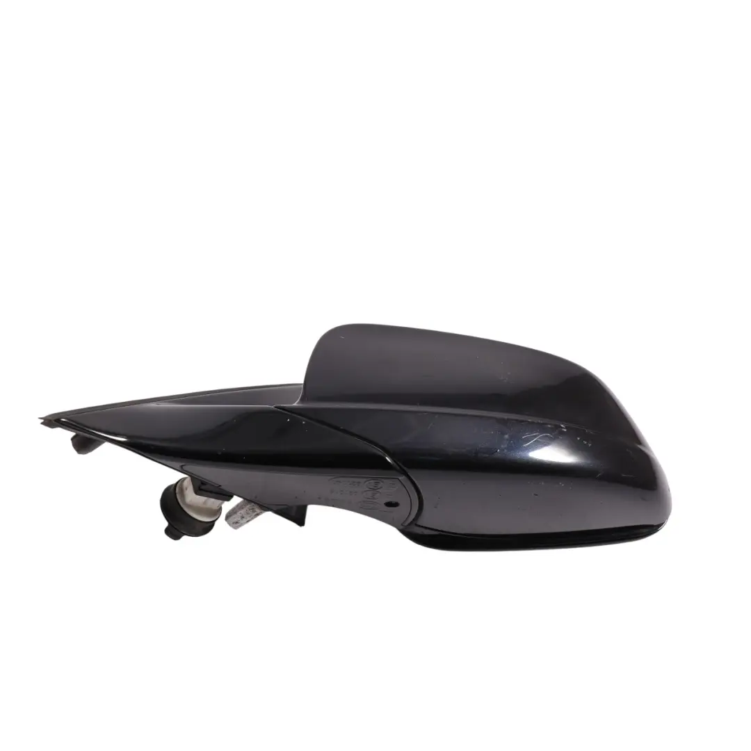 BMW F30 F31 Wing Mirror 5 Pins Heated Left N/S Carbonschwarz Metallic - 416 - SKU RHD-7345655-CAR - Part number 7345655