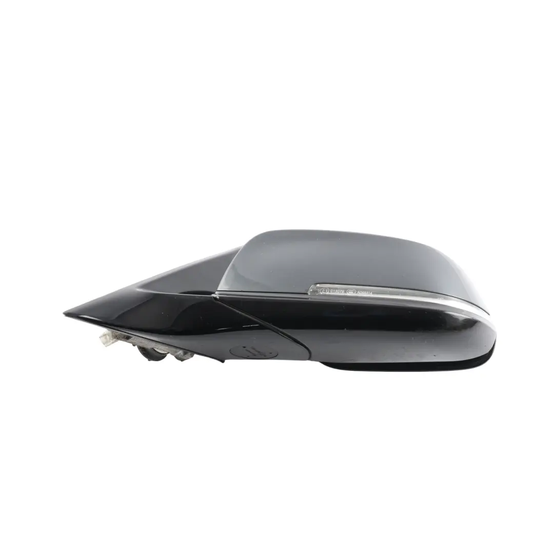 BMW 3 F30 F31 1 High Gloss Heated Left Wing Mirror N/S Mineralgrau Grey B39 - SKU RHD-7345659-MG1 - Part number 7345659