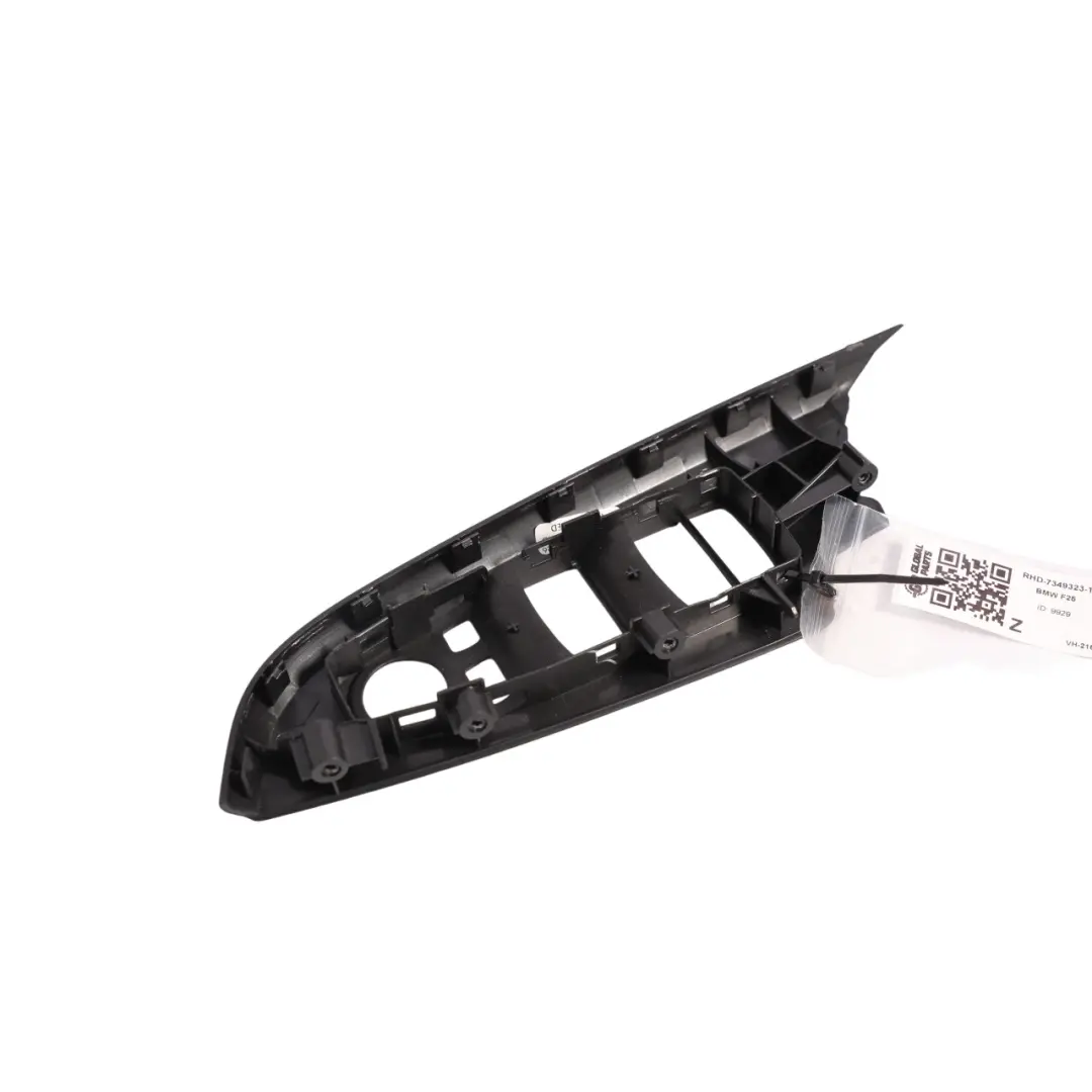 BMW X3 F25 Driver's Door Window Lifter Switch Panel Trim Cover Black - SKU RHD-7349323-1 - Part number 7349323