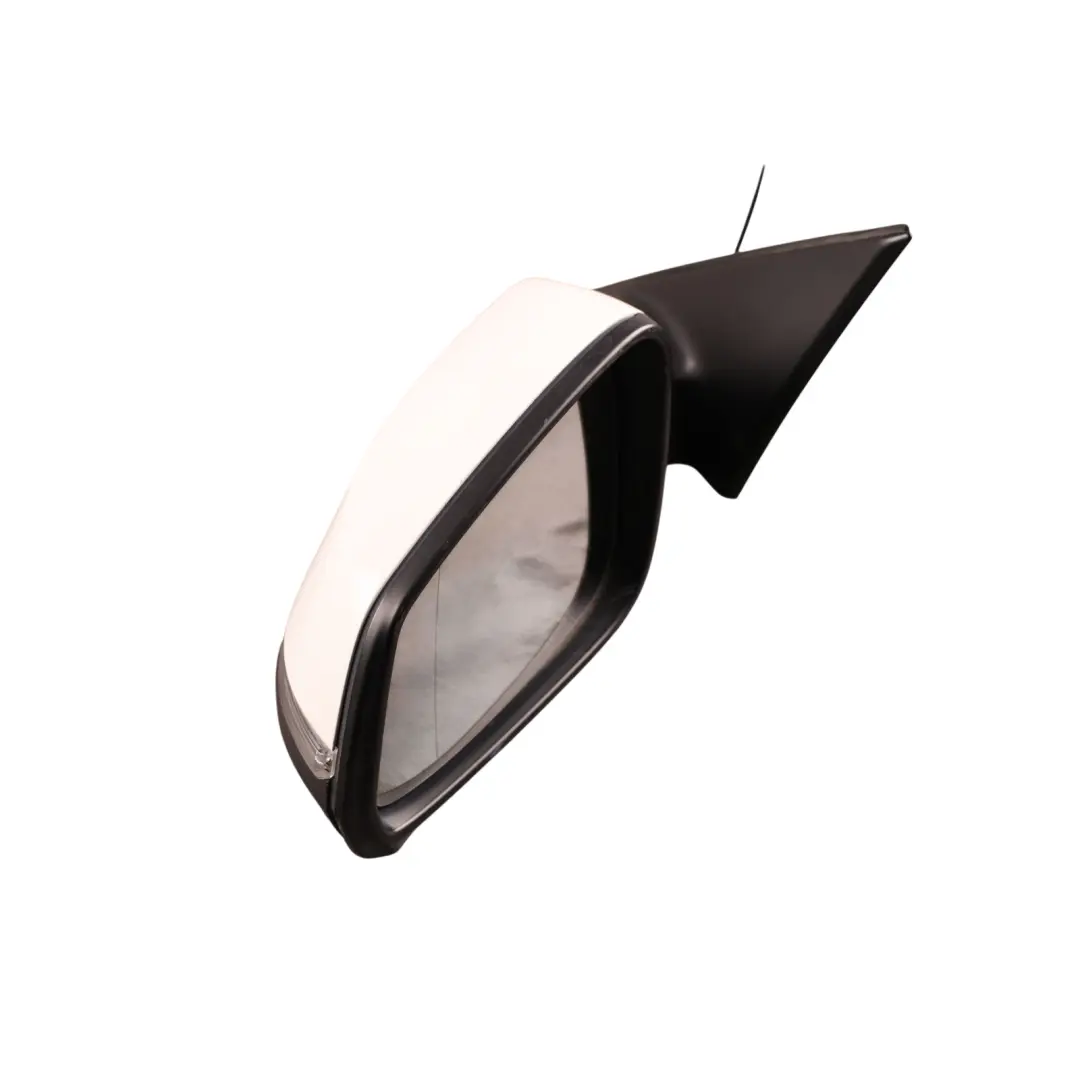 BMW F10 F11 LCI Wing Mirror Heated Left N/S Door Alpine White - 300 - SKU rhd-7350641-AW - Part number 7350641