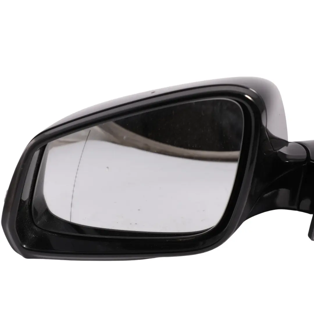 Door Wing Mirror BMW F10 F11 LCI Outside Left N/S Carbonschwarz Metallic - 416 to with Part number 7350645 Door Wing Mirror BMW F10 F11 LCI Outside Left N/S Carbonschwarz Metallic - 416 - SKU RHD-7350645-CAR - Part number 7350645