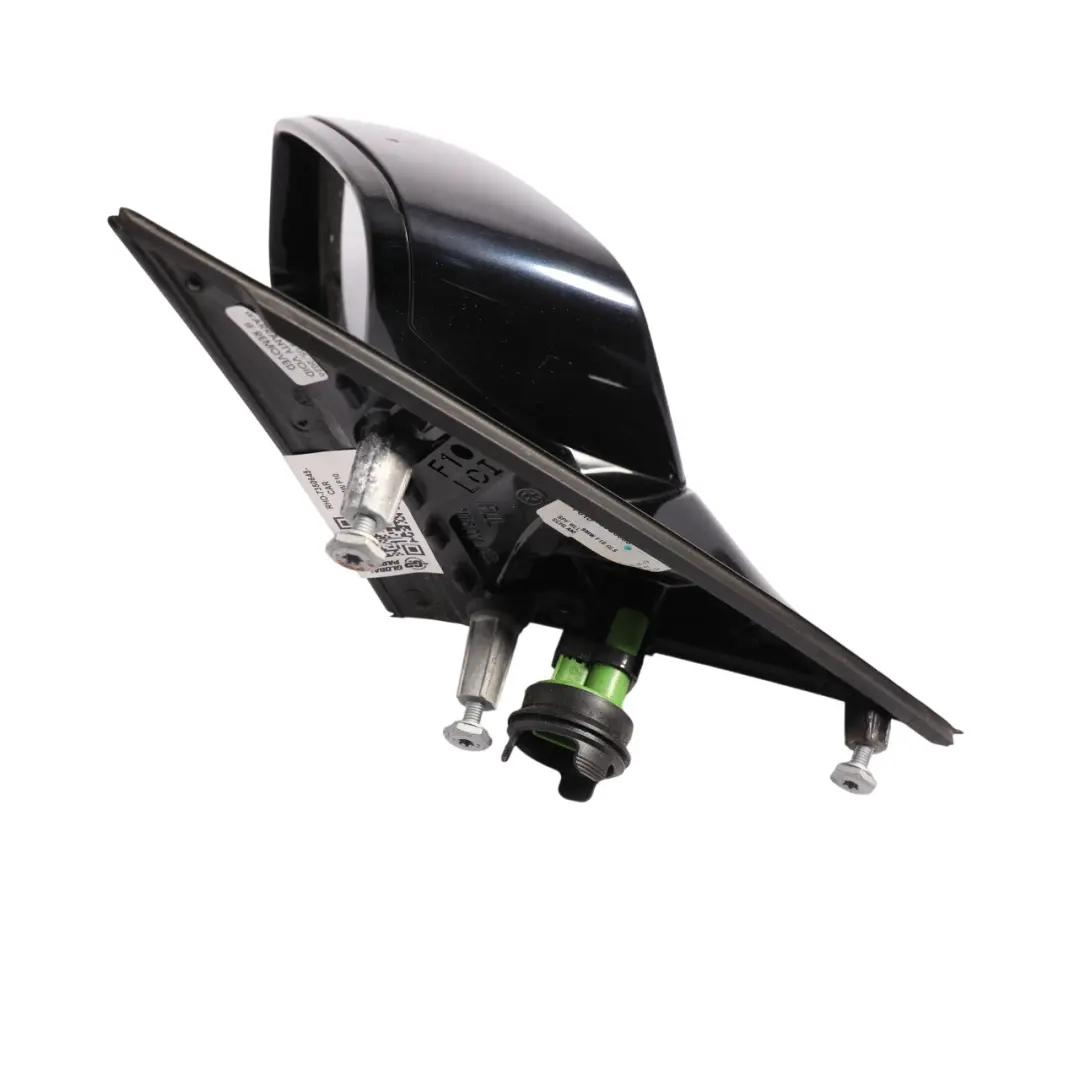  Door Wing Mirror BMW F10 F11 LCI Outside Left N/S Carbonschwarz Metallic - 416 - SKU RHD-7350645-CAR - Part number 7350645