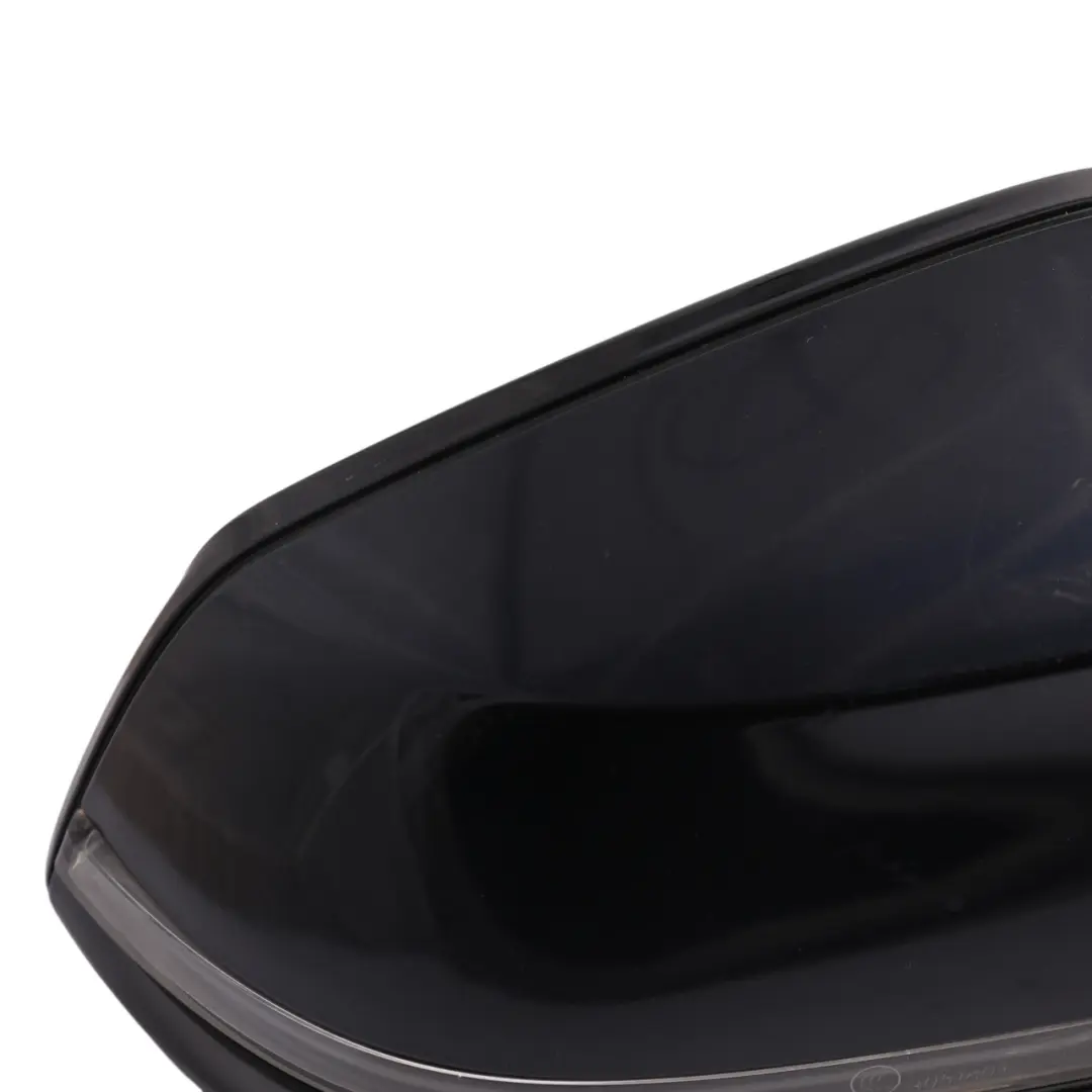  Door Wing Mirror BMW F10 F11 LCI Outside Heated Right O/S Carbonschwarz - 416 - SKU RHD-7350646-CAR - Part number 7350646