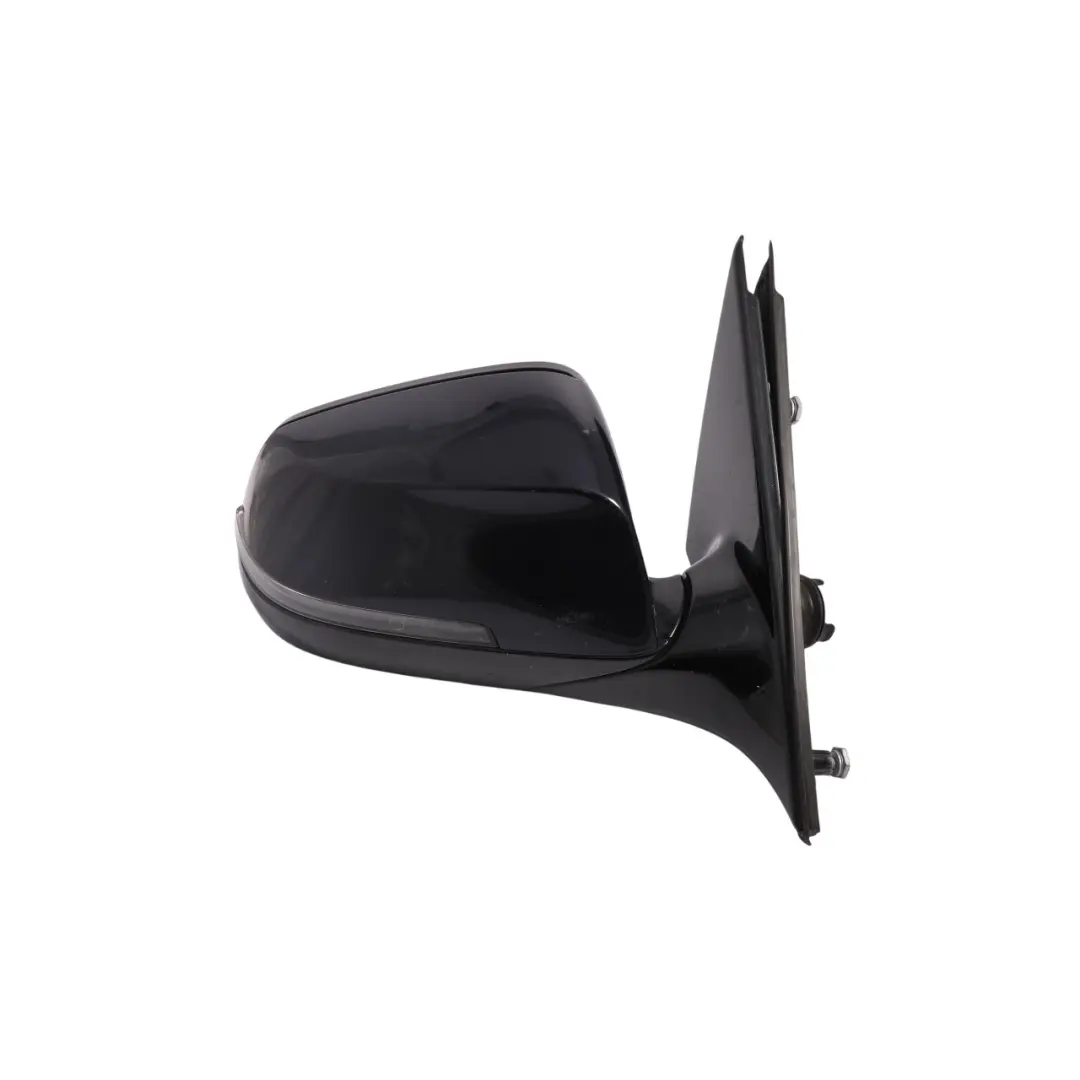  Door Wing Mirror BMW F10 F11 LCI Outside Heated Right O/S Carbonschwarz - 416 - SKU RHD-7350646-CAR - Part number 7350646