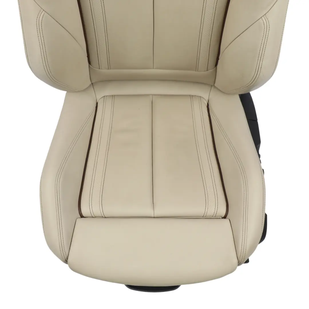 BMW F32 Front Sports Seat Heated Left N/S Individual Leather Cashmere Beige - SKU RHD-7986207-1 - Part number 7986207