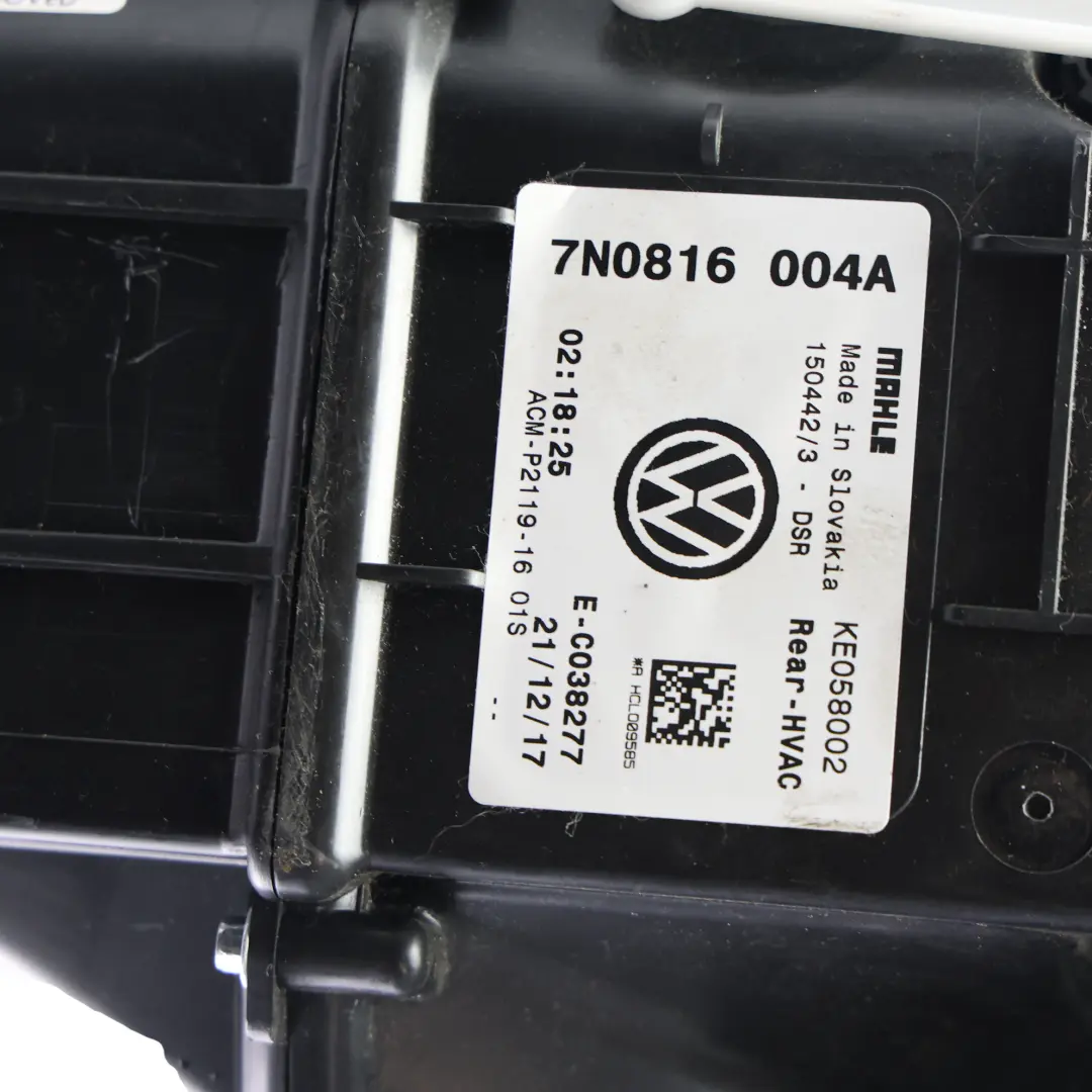 Seat Alhambra 7n VO Sharan 7N Heater Blower Air Distribution Housing 7N0816004A - SKU RHD-7N0820049A - Part number 7N0820049A