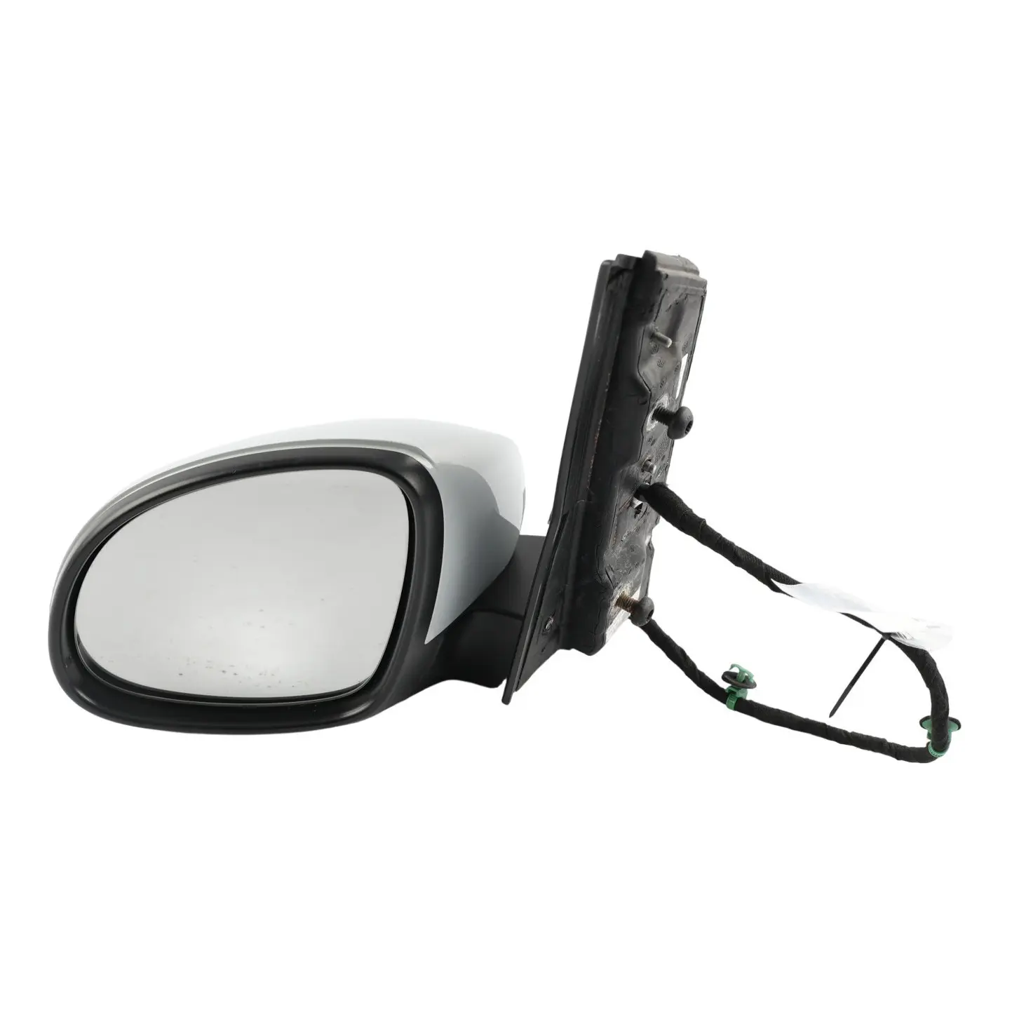 Seat Alhambra 7n Door Wing Mirror Front Left N/S White Silver Metallic - B9Z