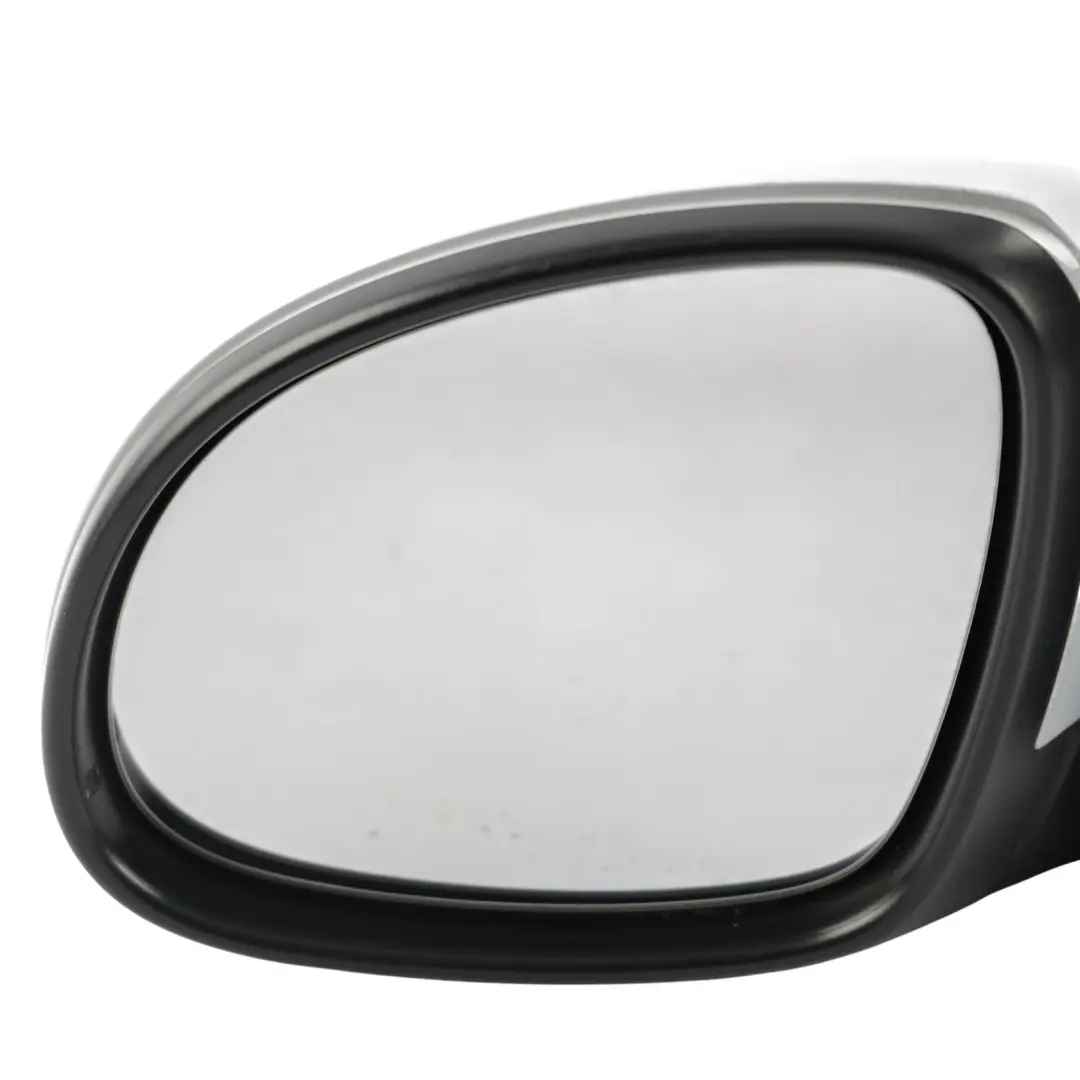 Seat Alhambra 7n Door Wing Mirror Front Left N/S White Silver Metallic - B9Z - SKU RHD-7N2857507AJ-WHS - Part number 7N2857507AJ