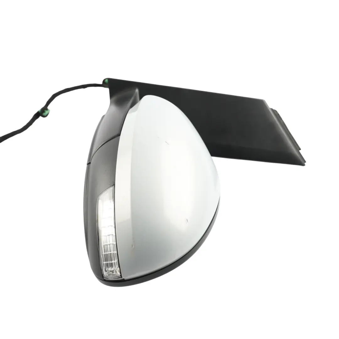 Seat Alhambra 7n Door Wing Mirror Front Left N/S White Silver Metallic - B9Z - SKU RHD-7N2857507AJ-WHS - Part number 7N2857507AJ