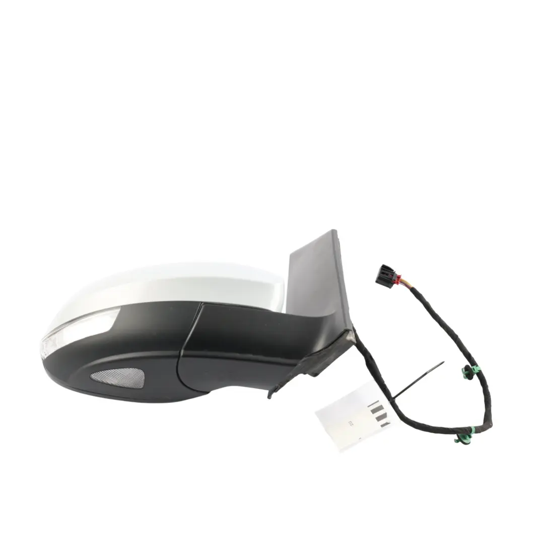 Seat Alhambra 7n Side Wing Door Mirror Right O/S White Silver Metallic - B9Z - SKU RHD-7N2857508AC-WHS - Part number 7N2857508AC