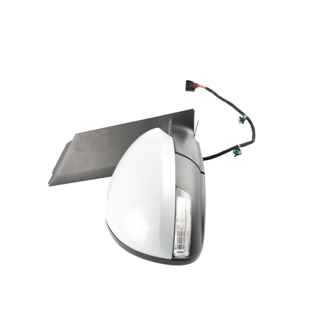 Seat Alhambra 7n Side Wing Door Mirror Right O/S White Silver Metallic - B9Z - SKU RHD-7N2857508AC-WHS - Part number 7N2857508AC
