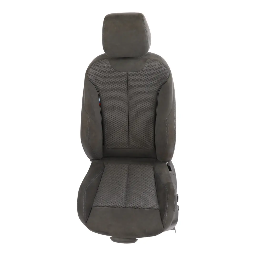 Front Left Sport Seat N/S Cloth Hexagon Alcantara Anthracit to BMW F20 M Sport with Part number 8055047 BMW F20 M Sport Front Left Sport Seat N/S Cloth Hexagon Alcantara Anthracit - SKU RHD-8055047-4 - Part number 8055047