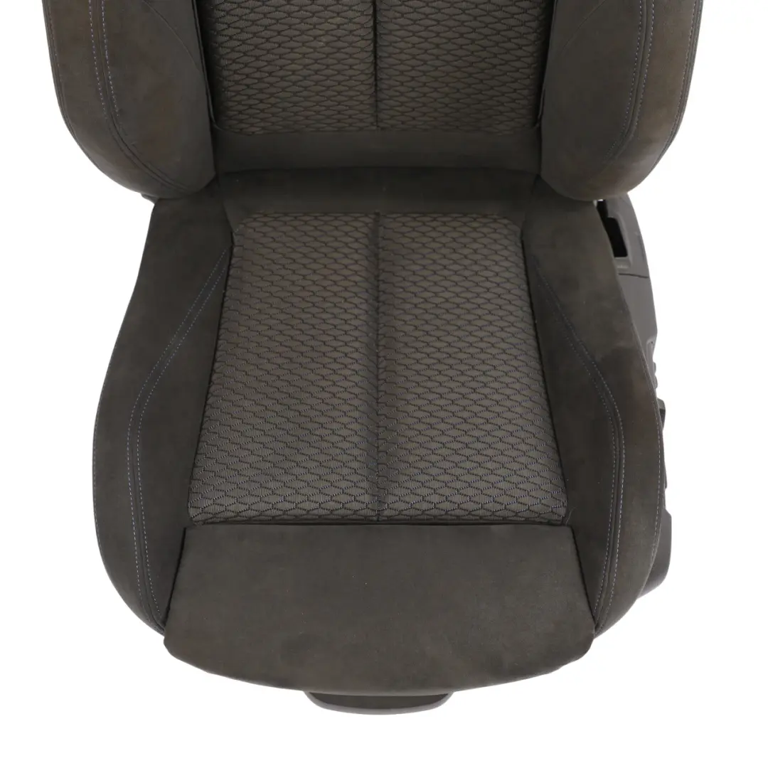 Front Left Sport Seat N/S Cloth Hexagon Alcantara Anthracit to BMW F20 M Sport with Part number 8055047 BMW F20 M Sport Front Left Sport Seat N/S Cloth Hexagon Alcantara Anthracit - SKU RHD-8055047-4 - Part number 8055047