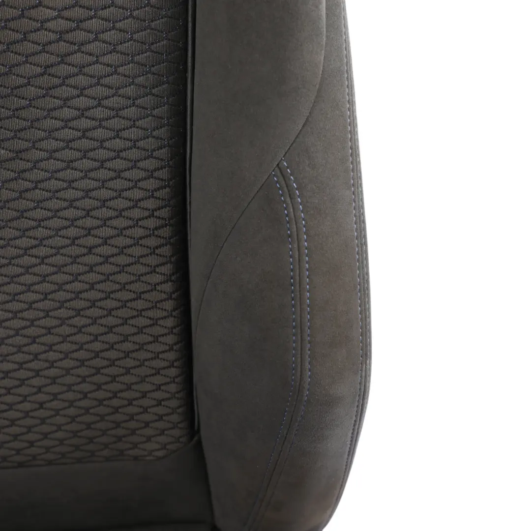 Front Left Sport Seat N/S Cloth Hexagon Alcantara Anthracit to BMW F20 M Sport with Part number 8055047 BMW F20 M Sport Front Left Sport Seat N/S Cloth Hexagon Alcantara Anthracit - SKU RHD-8055047-4 - Part number 8055047