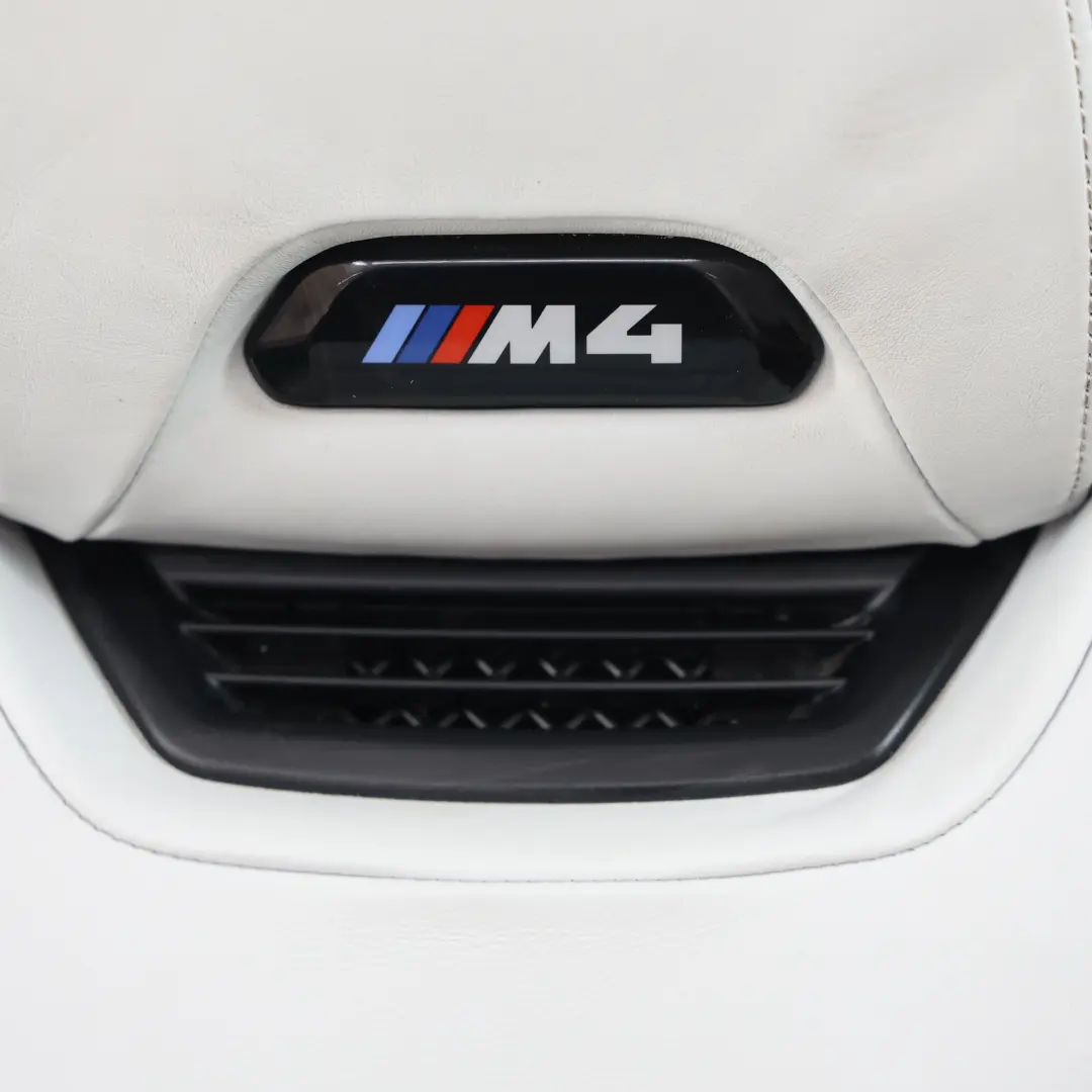 Neck Memory Heated Front Left N/S Leather Silverstone to BMW F83 M4 Seat M Sport with Part number 8058353 BMW F83 M4 Seat M Sport Neck Memory Heated Front Left N/S Leather Silverstone - SKU RHD-8058353-2 - Part number 8058353