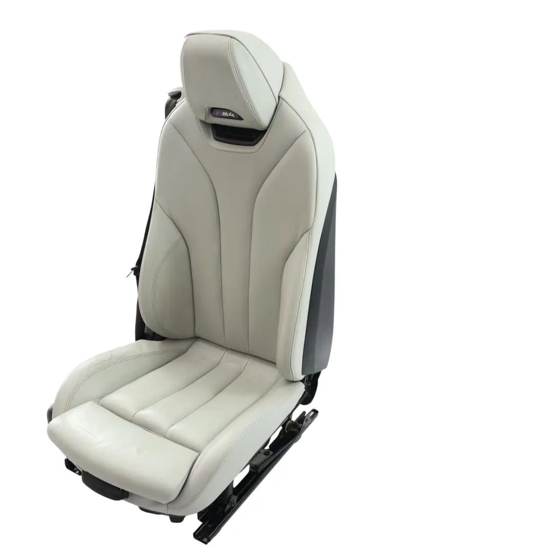 Memory Neck Heated Front Right O/S Leather Silverstone to BMW F83 M4 Seat M Sport with Part number 8058354 BMW F83 M4 Seat M Sport Memory Neck Heated Front Right O/S Leather Silverstone - SKU RHD-8058354-3 - Part number 8058354