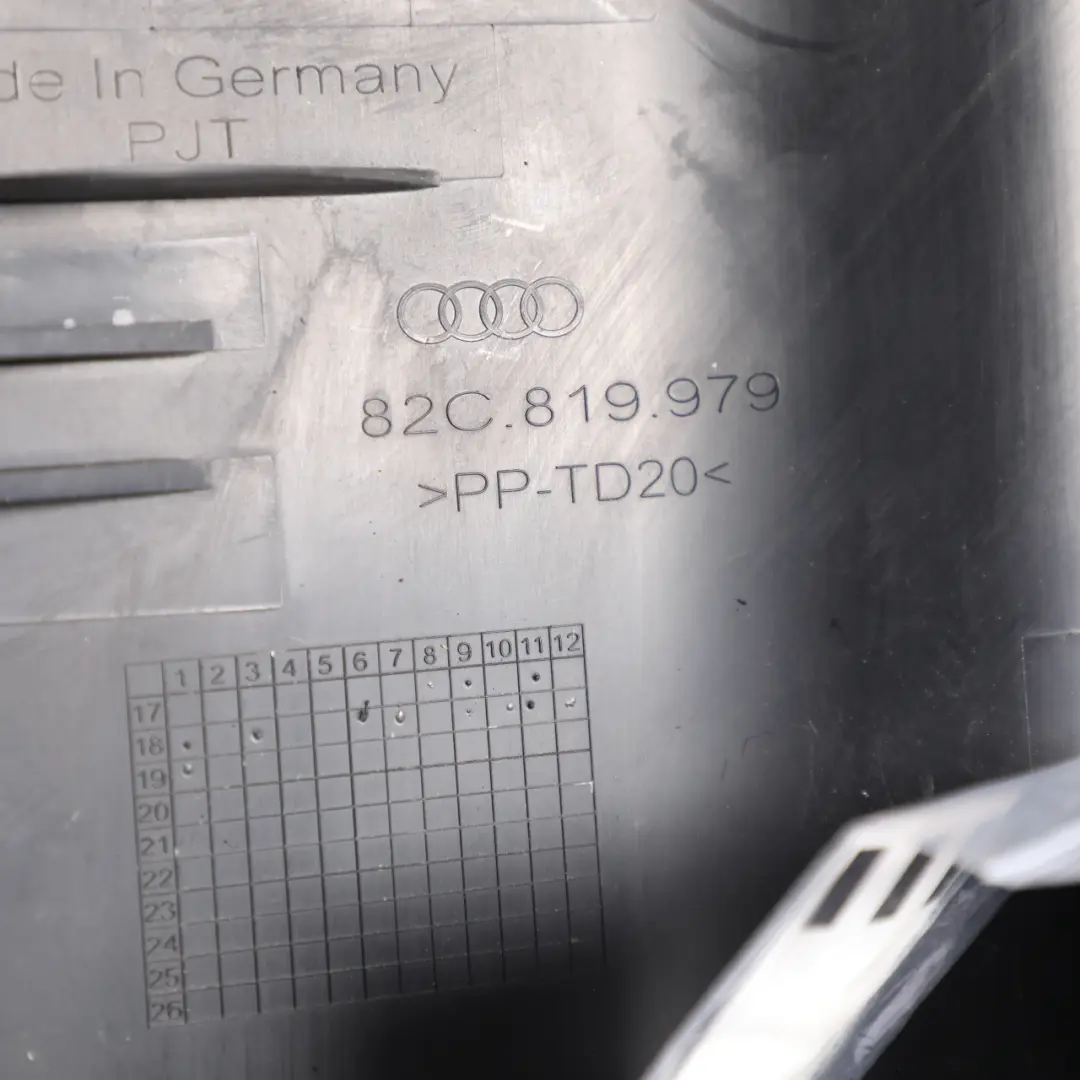 Audi A1 GB Dashboard Dash Air Intake Duct Channel - SKU RHD-82C819979 - Part number 82C819979