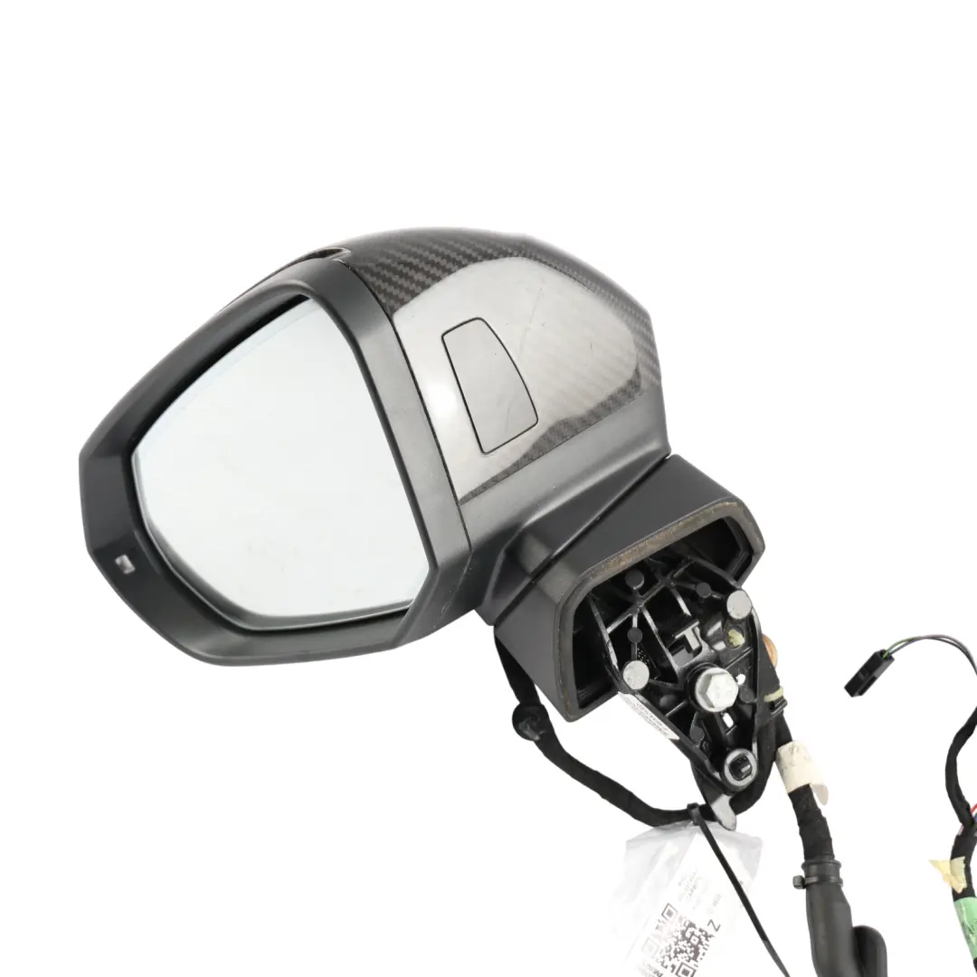 Audi Q3 F3 Wing Mirror Side View Electric Exterior Carbon Left N/S - SKU RHD-83C857409J-CARBON - Part number 83C857409J