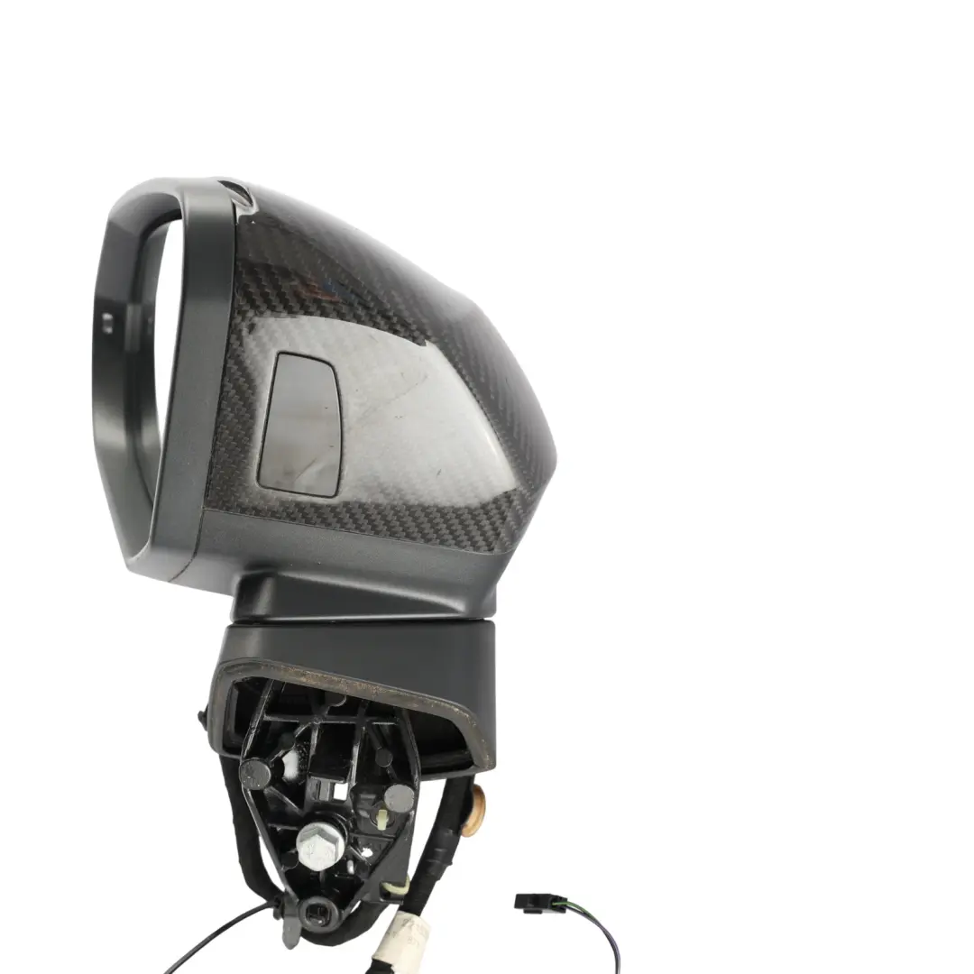 Wing Mirror Side View Electric Exterior Carbon Left N/S to Audi Q3 F3 with Part number 83C857409J Audi Q3 F3 Wing Mirror Side View Electric Exterior Carbon Left N/S - SKU RHD-83C857409J-CARBON - Part number 83C857409J