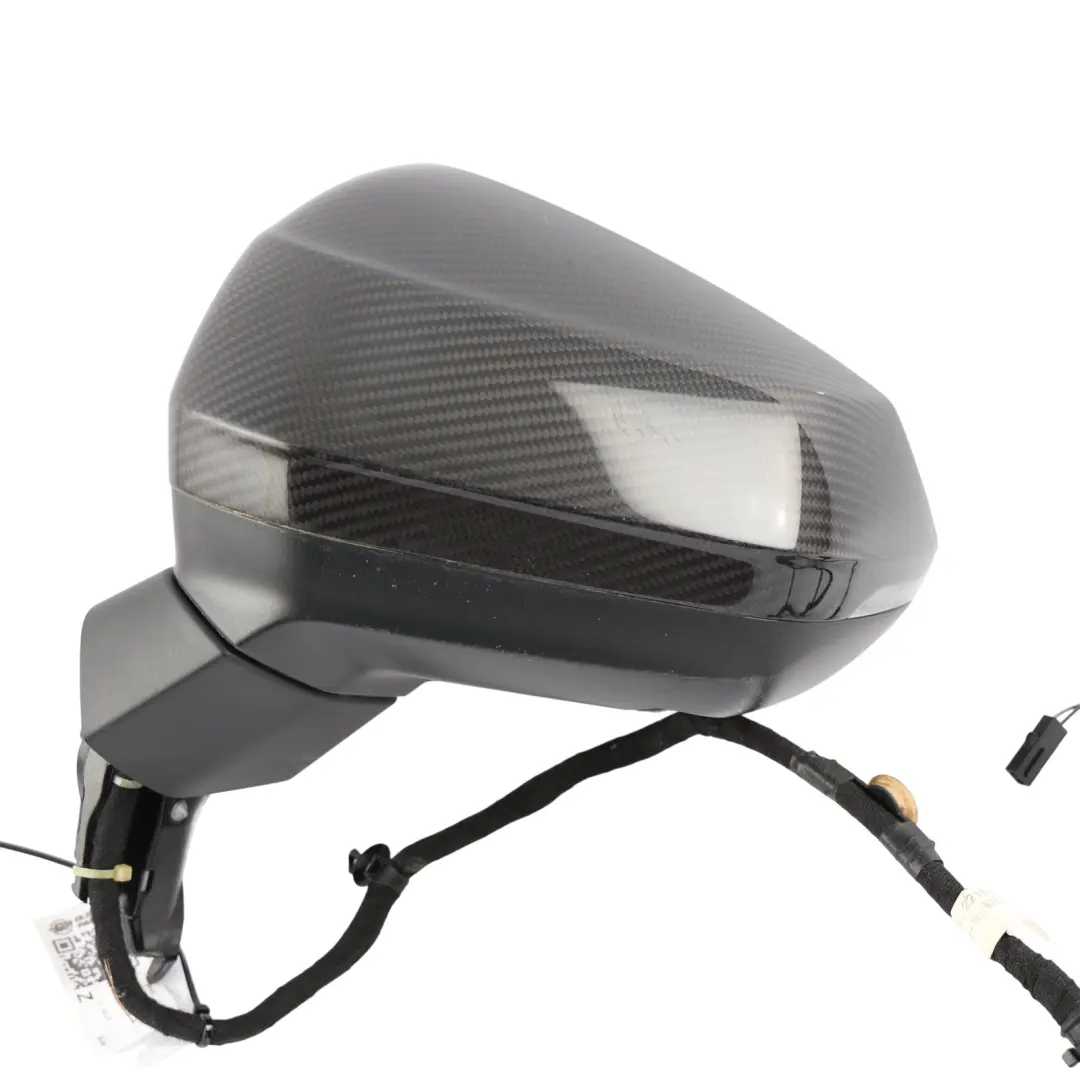 Wing Mirror Side View Electric Exterior Carbon Left N/S to Audi Q3 F3 with Part number 83C857409J Audi Q3 F3 Wing Mirror Side View Electric Exterior Carbon Left N/S - SKU RHD-83C857409J-CARBON - Part number 83C857409J