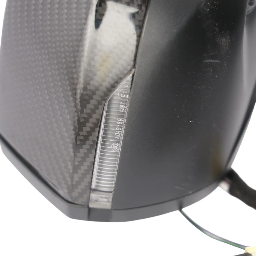 Audi Q3 F3 Wing Mirror Side View Electric Exterior Carbon Right O/S 83C857410J - SKU RHD-83C857410J-CARBON - Part number 83C857410J-CARBON