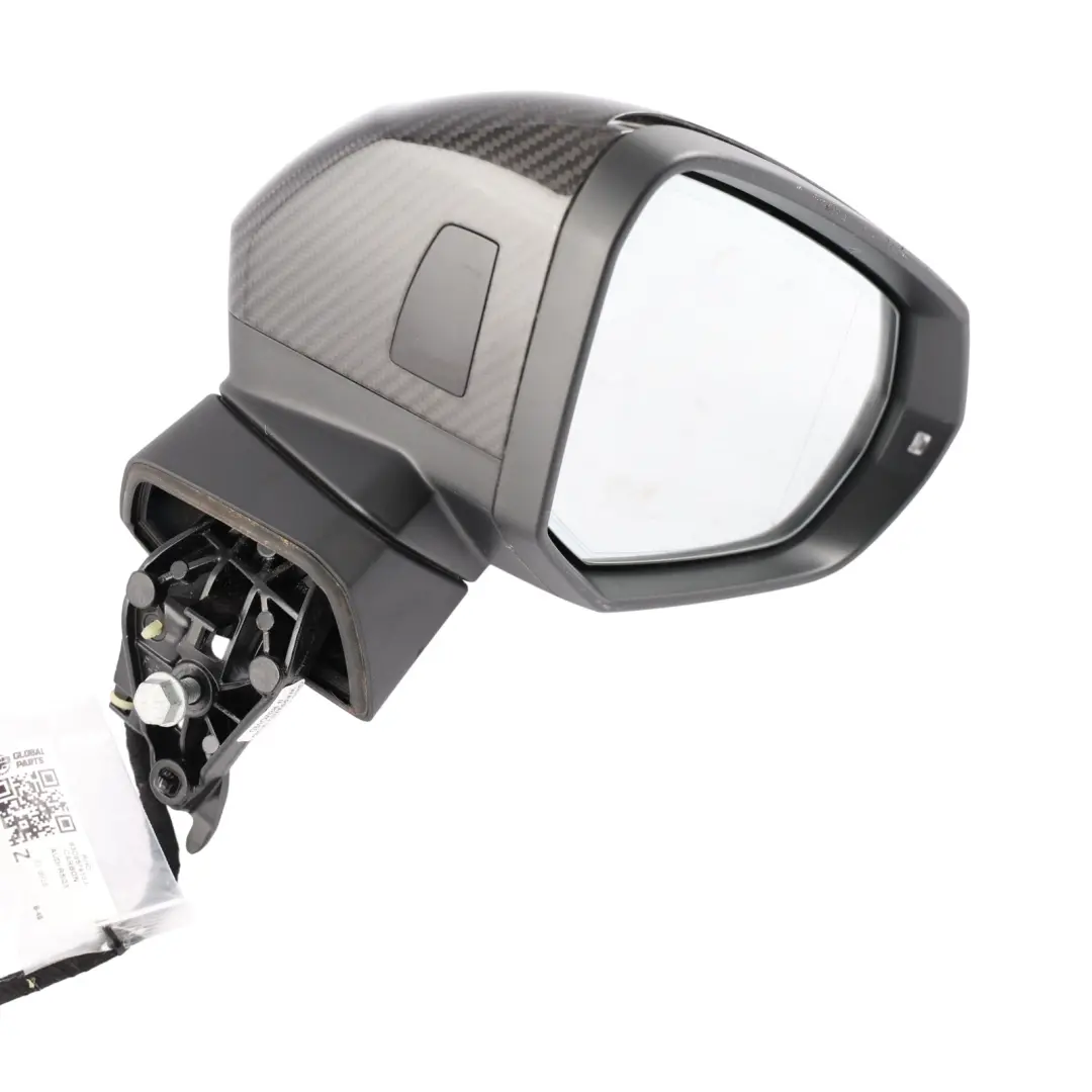 Audi Q3 F3 Wing Mirror Side View Electric Exterior Carbon Right O/S 83C857410J - SKU RHD-83C857410J-CARBON - Part number 83C857410J-CARBON