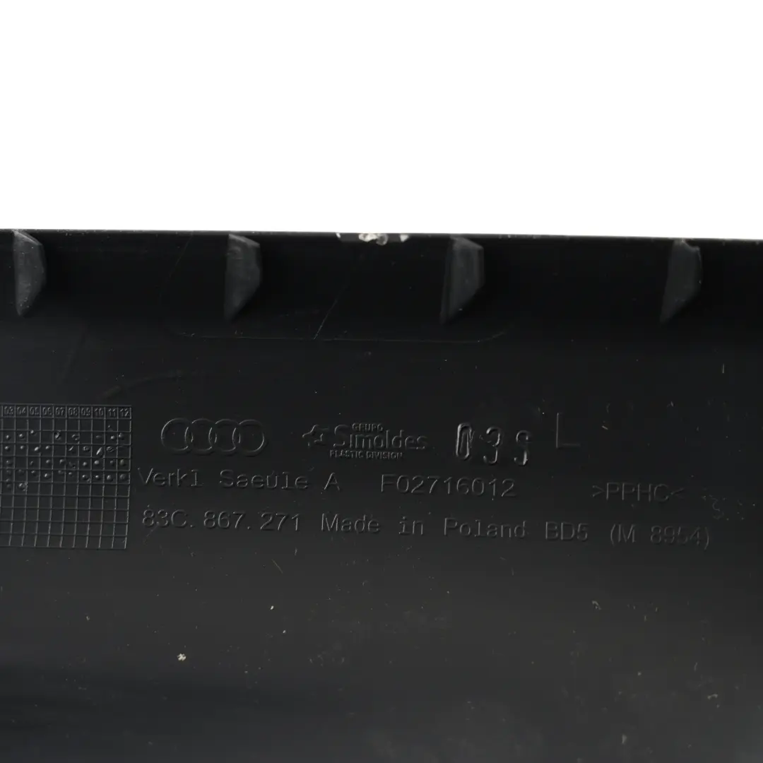 Side Step Sill Trim Panel Cover Front Left N/S to Audi Q3 F3 with Part number 83C867271 Audi Q3 F3 Side Step Sill Trim Panel Cover Front Left N/S - SKU RHD-83C867271 - Part number 83C867271