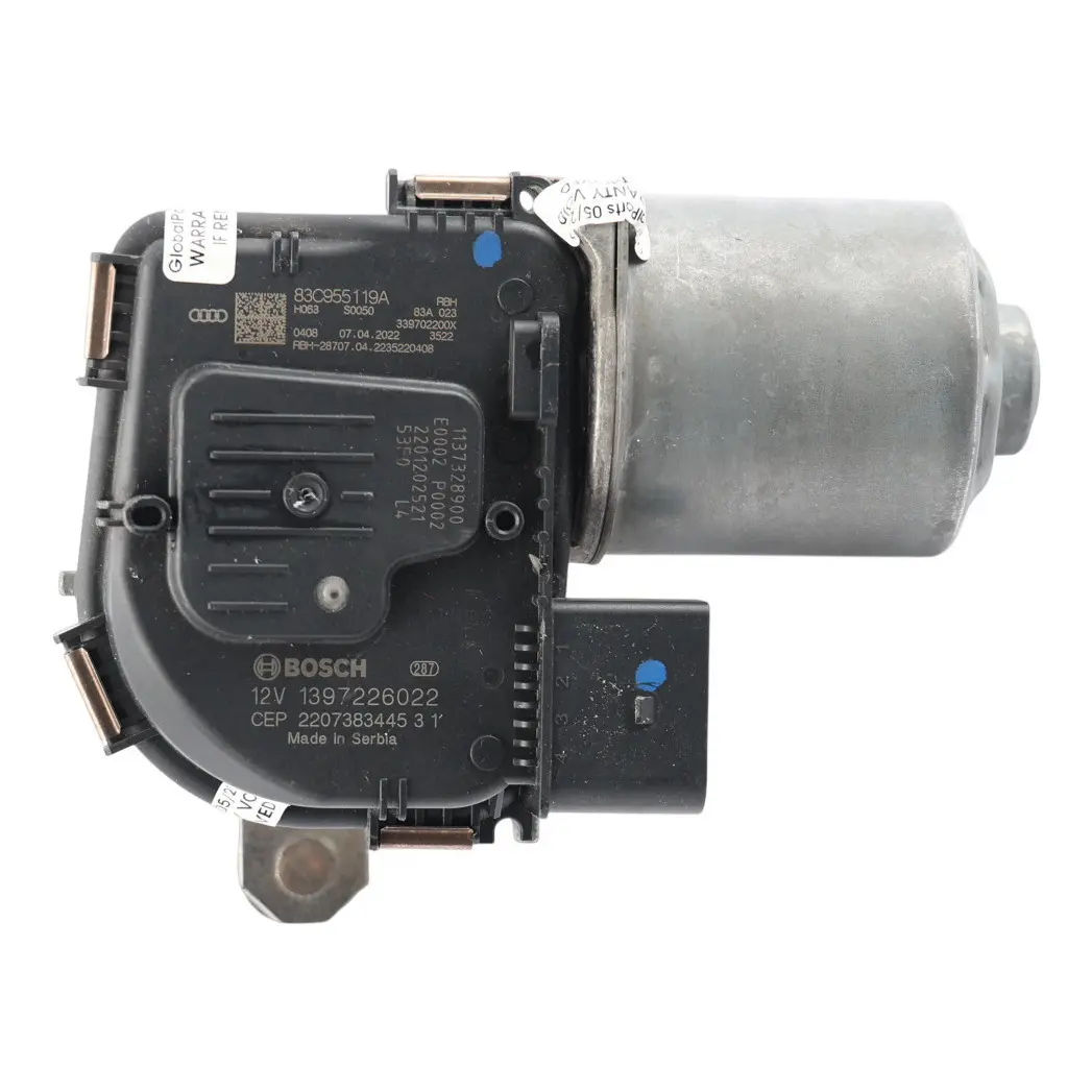 Audi Q3 RSQ3 F3 Windscreen Wiper Linkage Motor System Drive Unit 83C955119 - SKU RHD-83C955119A - Part number 83C955119A