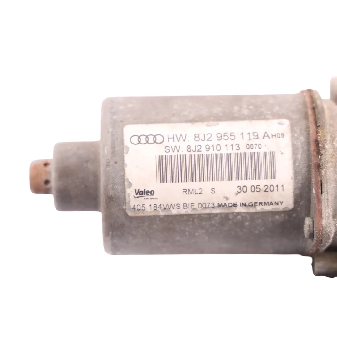 Windscreen Front Window Wiper Motor Actuator to Audi TT 8J with Part number 8J2955119A Audi TT 8J Windscreen Front Window Wiper Motor Actuator - SKU RHD-8J2955119A-1 - Part number 8J2955119A