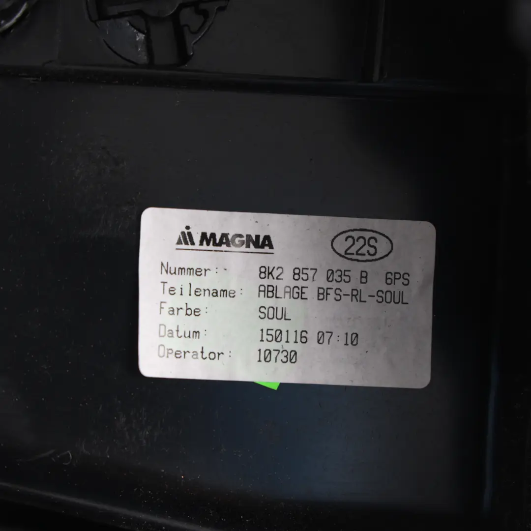 Glove Box Glovebox Dashboard Compartment Black to Audi A4 B8 A5 8T with Part number 8K2857103B Audi A4 B8 A5 8T Glove Box Glovebox Dashboard Compartment Black - SKU RHD-8K2857103B - Part number 8K2857103B