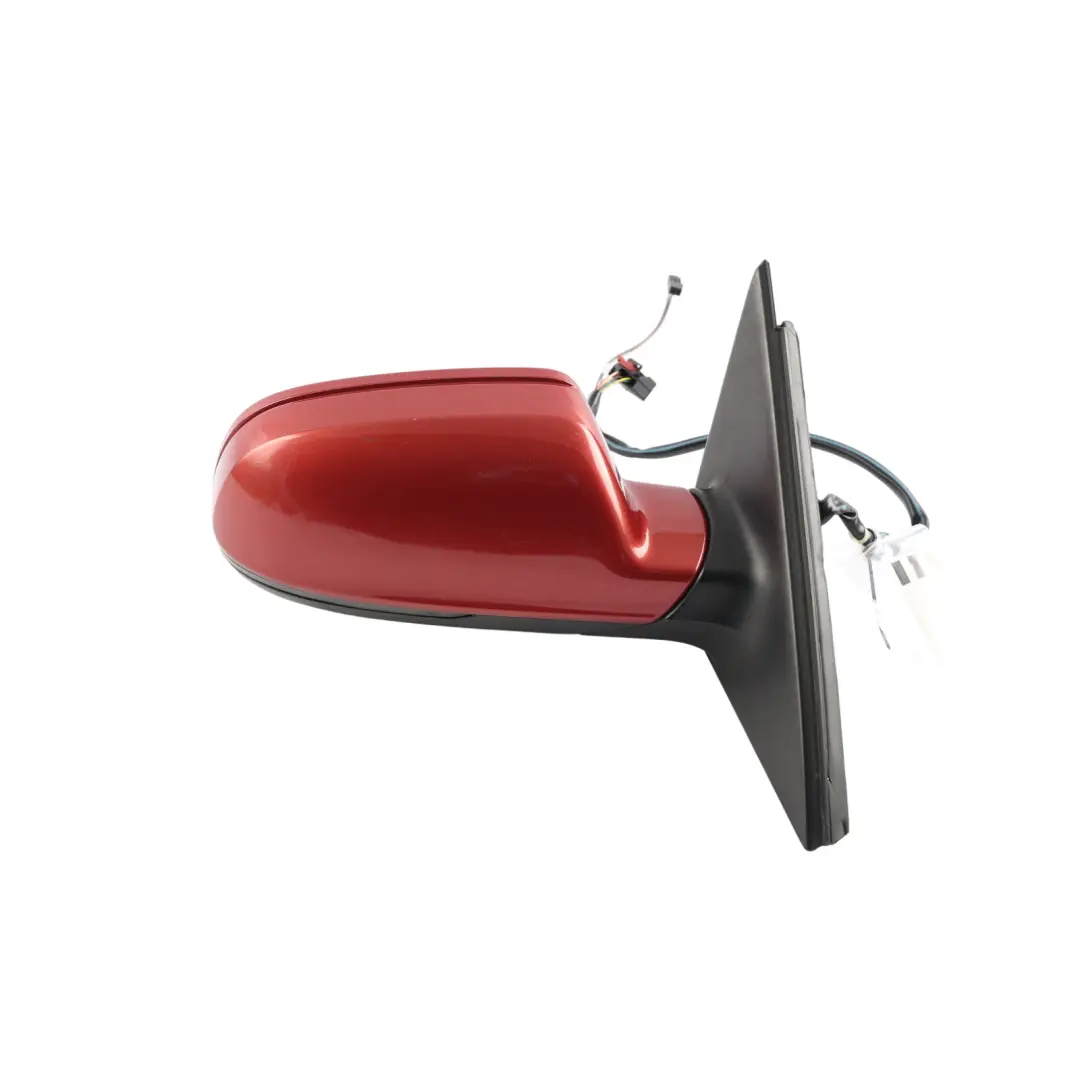 Audi A4 B8 Wing Mirror Electric Heated Right O/S Garnet Red Pearl Effect - Z3F - SKU RHD-8K2857410AF-GAR - Part number 8K2857410AF