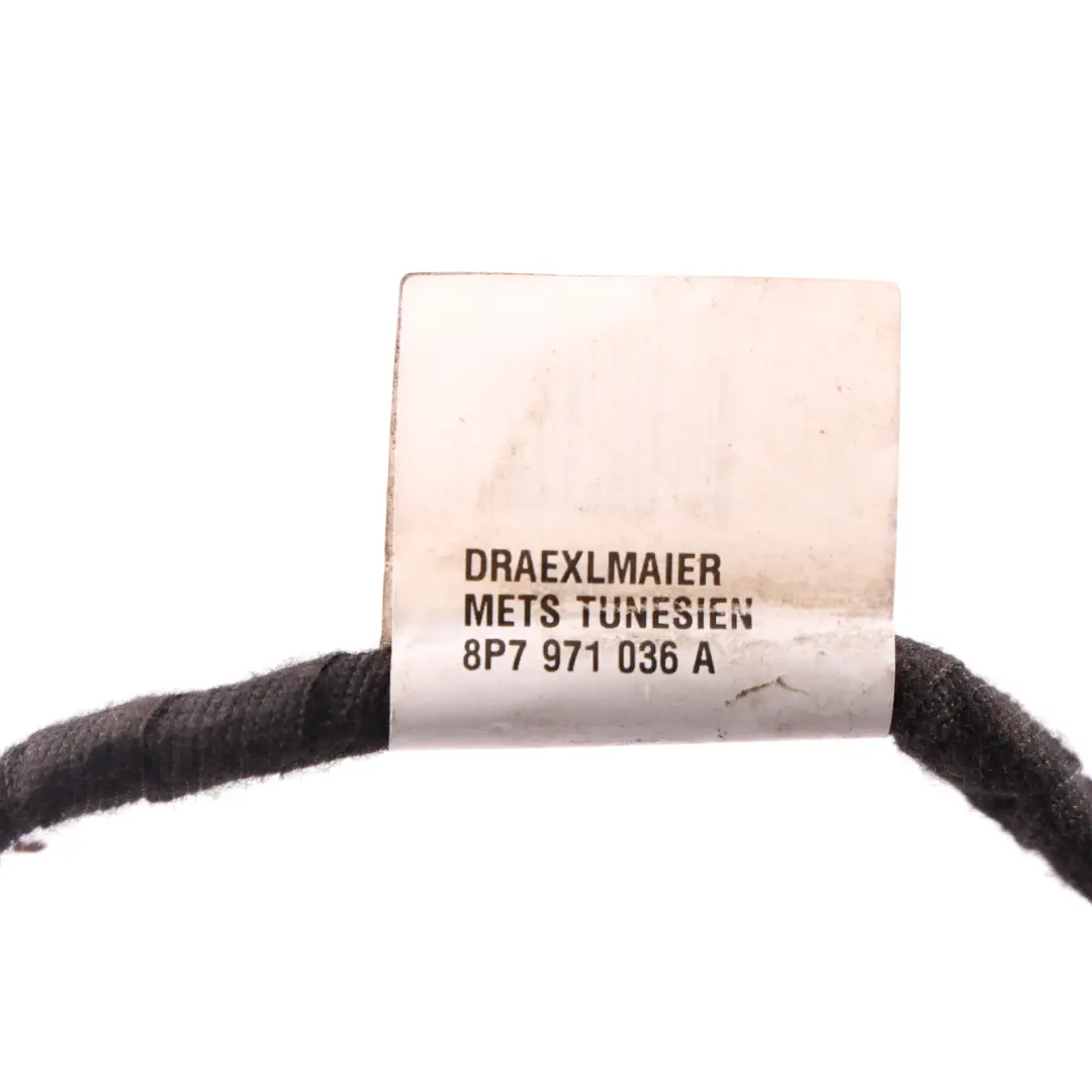 Audi A3 8P Front Door Wiring Harness Cable Driver Side - SKU RHD-8P7971036A - Part number 8P7971036A
