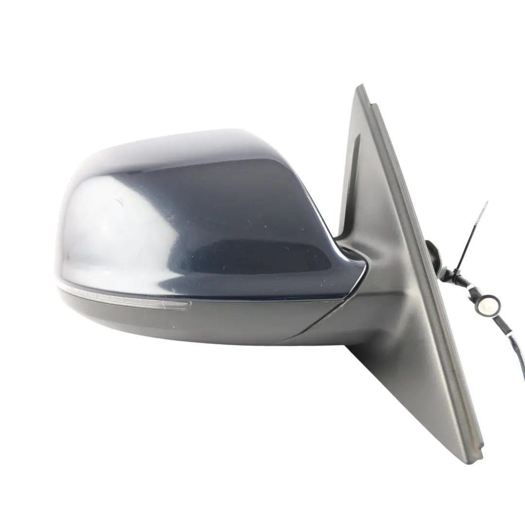 Audi Q5 8R Wing Mirror Electric Right O/S Ocean Blue Pearl Effect - Z5A - SKU RHD-8R2857410F-OBL1 - Part number 8R2857410F