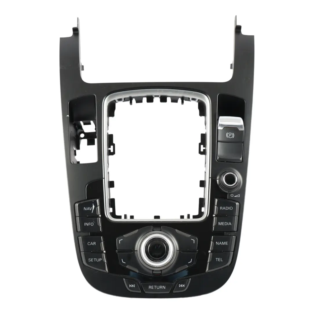 Sat Nav MMI Centre Console Cover Panel Switch Button Block to Audi A4 B8 with Part number 8T0919609F Audi A4 B8 Sat Nav MMI Centre Console Cover Panel Switch Button Block - SKU RHD-8T0919609F-1 - Part number 8T0919609F